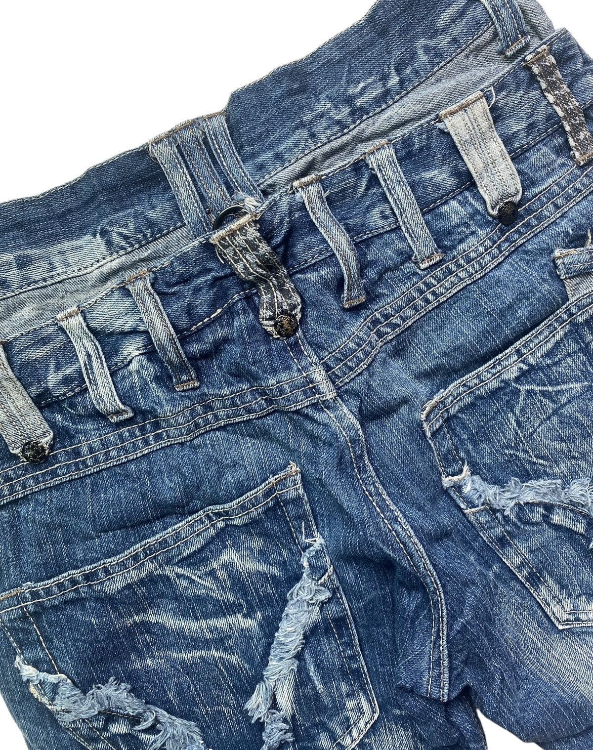 Hysteric Glamour × If Six Was Nine × Le Grande Bleu (L.G.B.) Japanese Brand Blow By Blue Double Waist Jean Size US 28 / EU 44 - 6 Thumbnail
