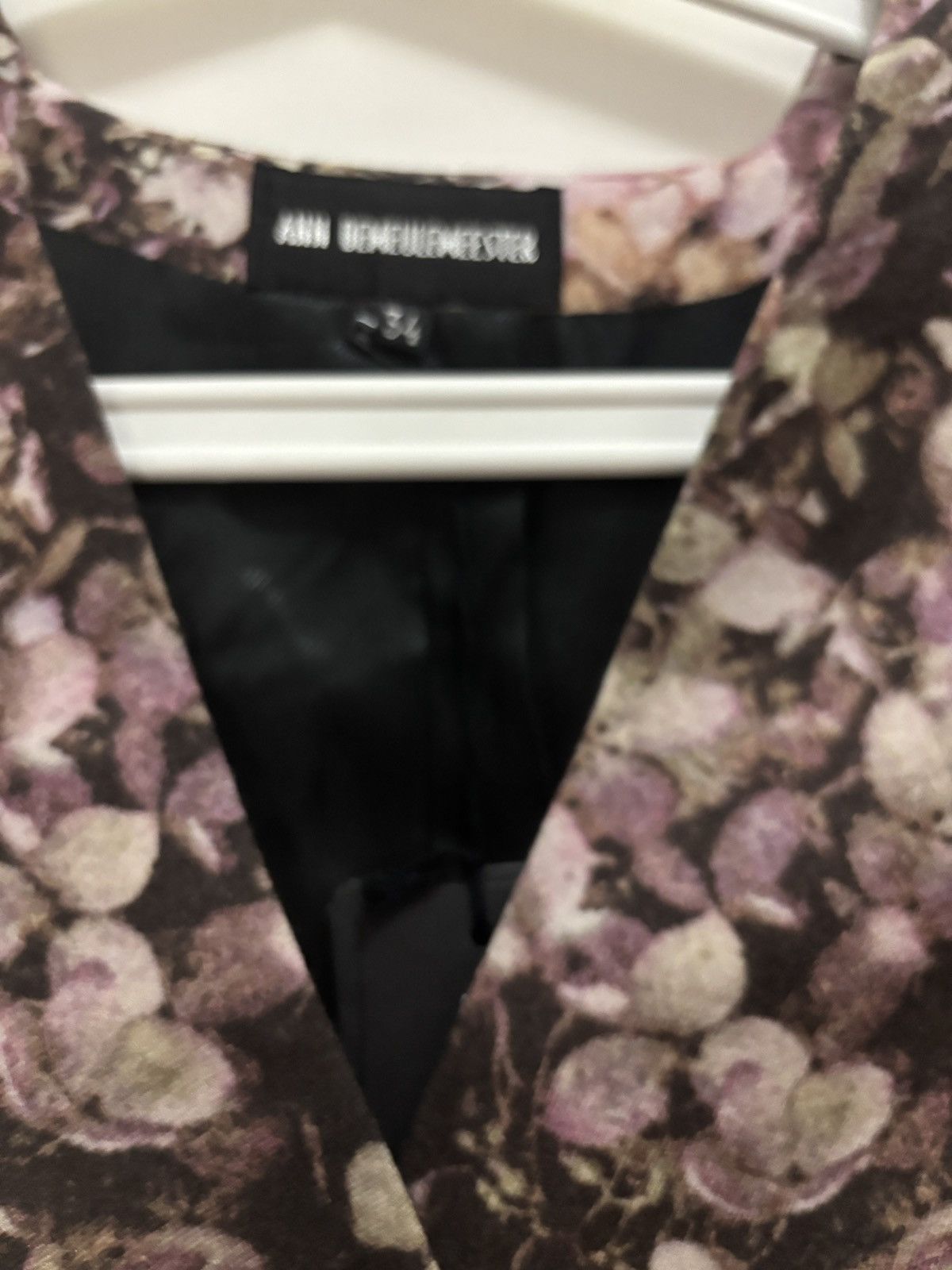 Ann Demeulemeester New Ann Demeulemeester floral pattern vest Size XS / US 0-2 / IT 36-38 - 4 Thumbnail
