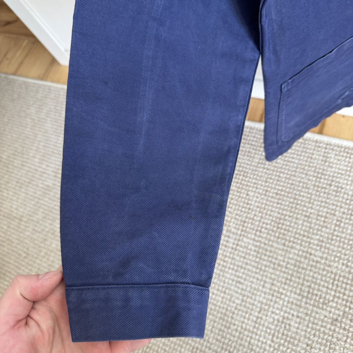 Le Laboureur Sun faded vintage french works distressed jacket Size US M / EU 48-50 / 2 - 7 Thumbnail