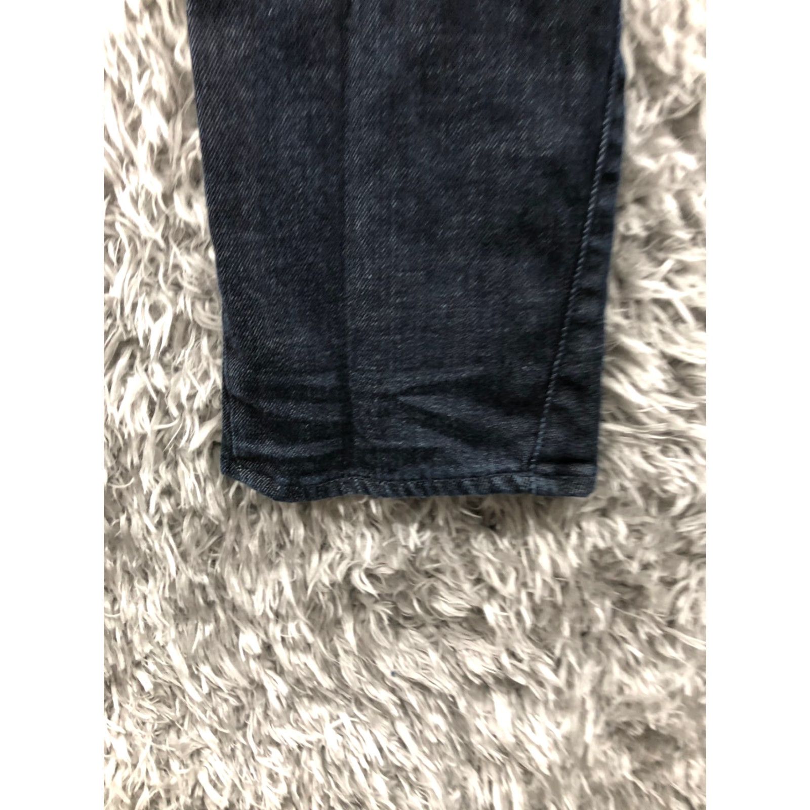 Express Express Stella Jeans Boot 21 Womens Low Rise Dark Blue Denim Size 42" / US 20 - 7 Thumbnail