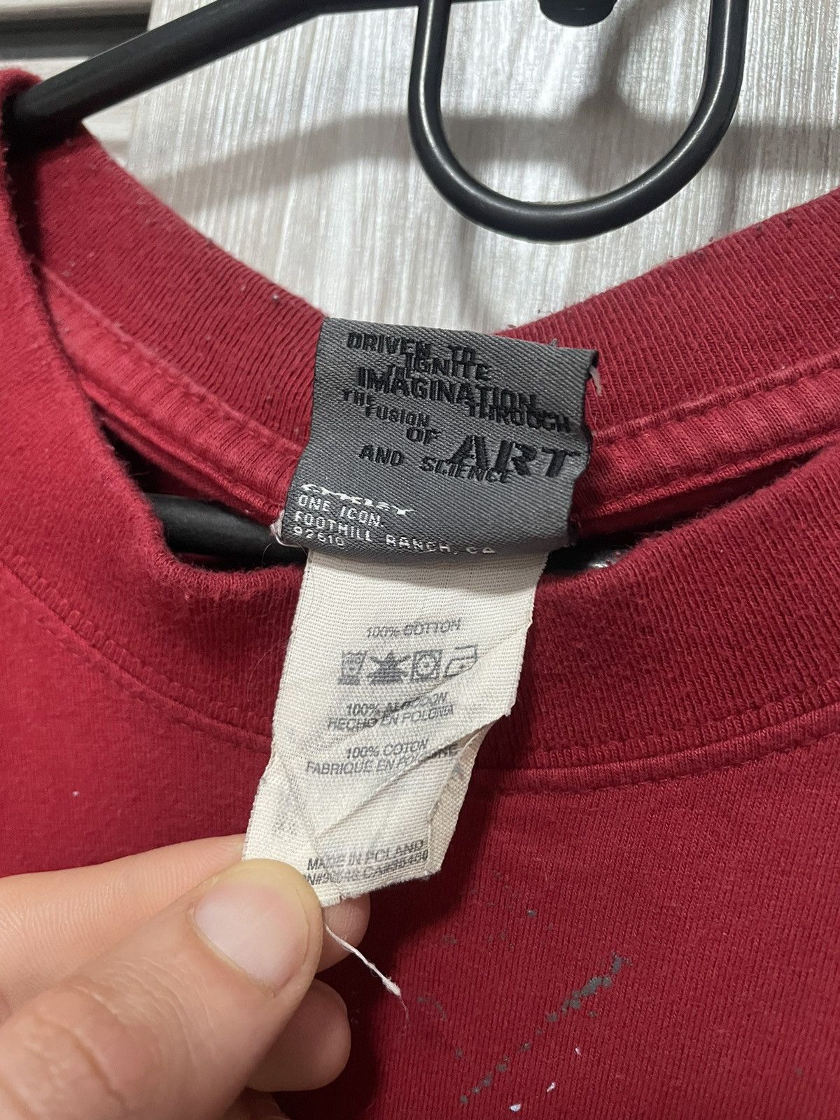Oakley × Vintage Vintage 90s Oakley Art Logo T Shirt Outdoor Y2K Size US XL / EU 56 / 4 - 10 Thumbnail