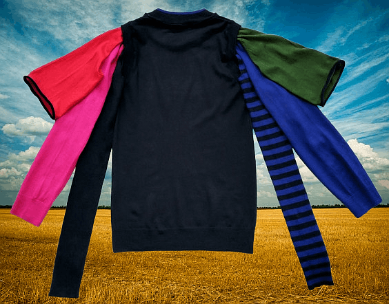 Sonia Rykiel Three sleeve sweater Size XS / US 0-2 / IT 36-38 - 2 Thumbnail