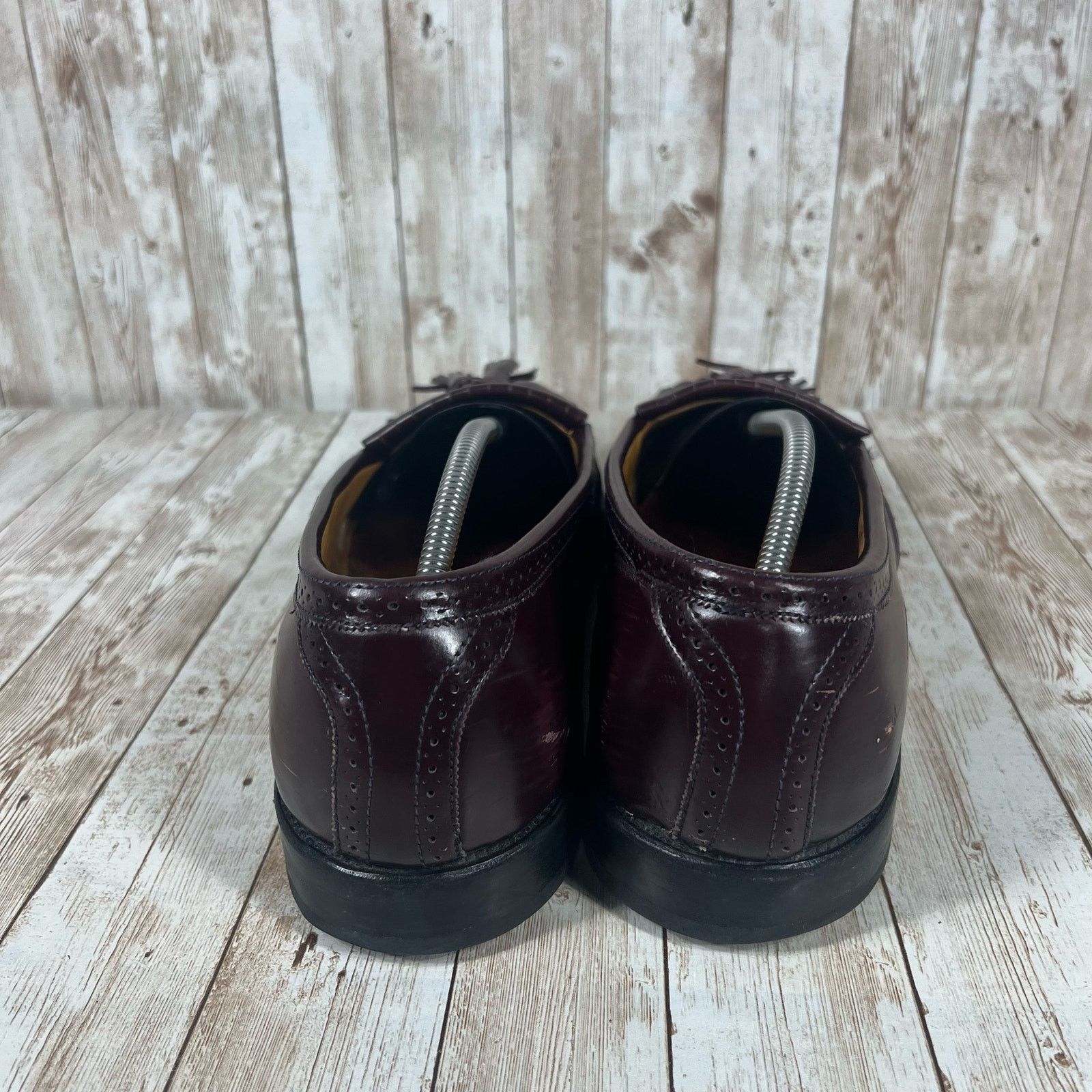 Allen Edmonds Allen Edmonds MensTassel Loafers Burgundy Size 13 Size US 13 / EU 46 - 3 Thumbnail