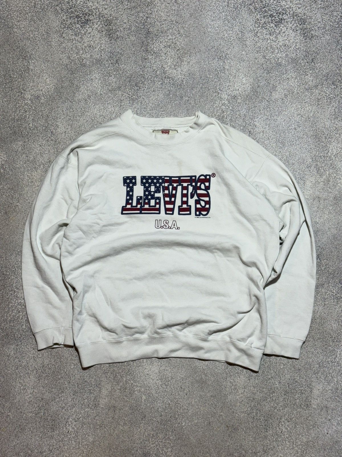 Levi's × Levi's Vintage Clothing × Vintage Vintage Levi's Sweatshirt 1996 Crewneck American big logo Size US L / EU 52-54 / 3 - 1 Thumbnail