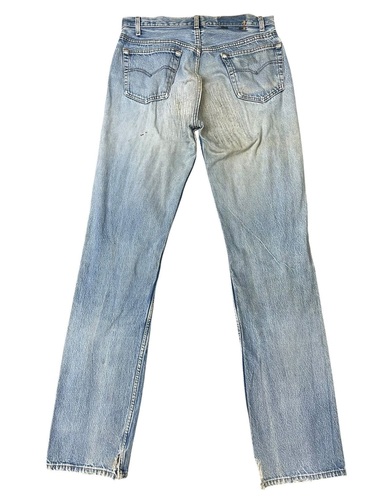 Levi's Vintage Levis 501 Jeans Faded Distressed Streetwear Size US 34 / EU 50 - 2 Thumbnail