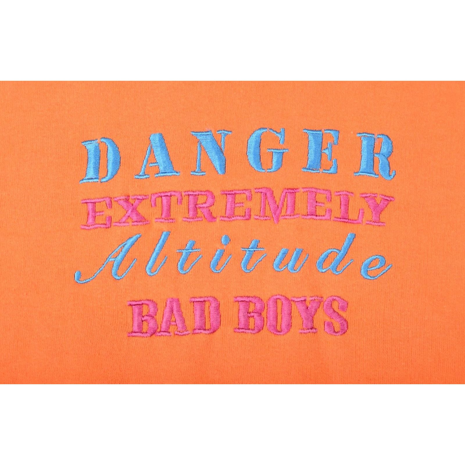Vintage Bad Boys Danger Extremely Altitude Vintage Pullover Sweatshirt L Orange Mens Shirt Hoodie? Size US L / EU 52-54 / 3 - 2 Thumbnail