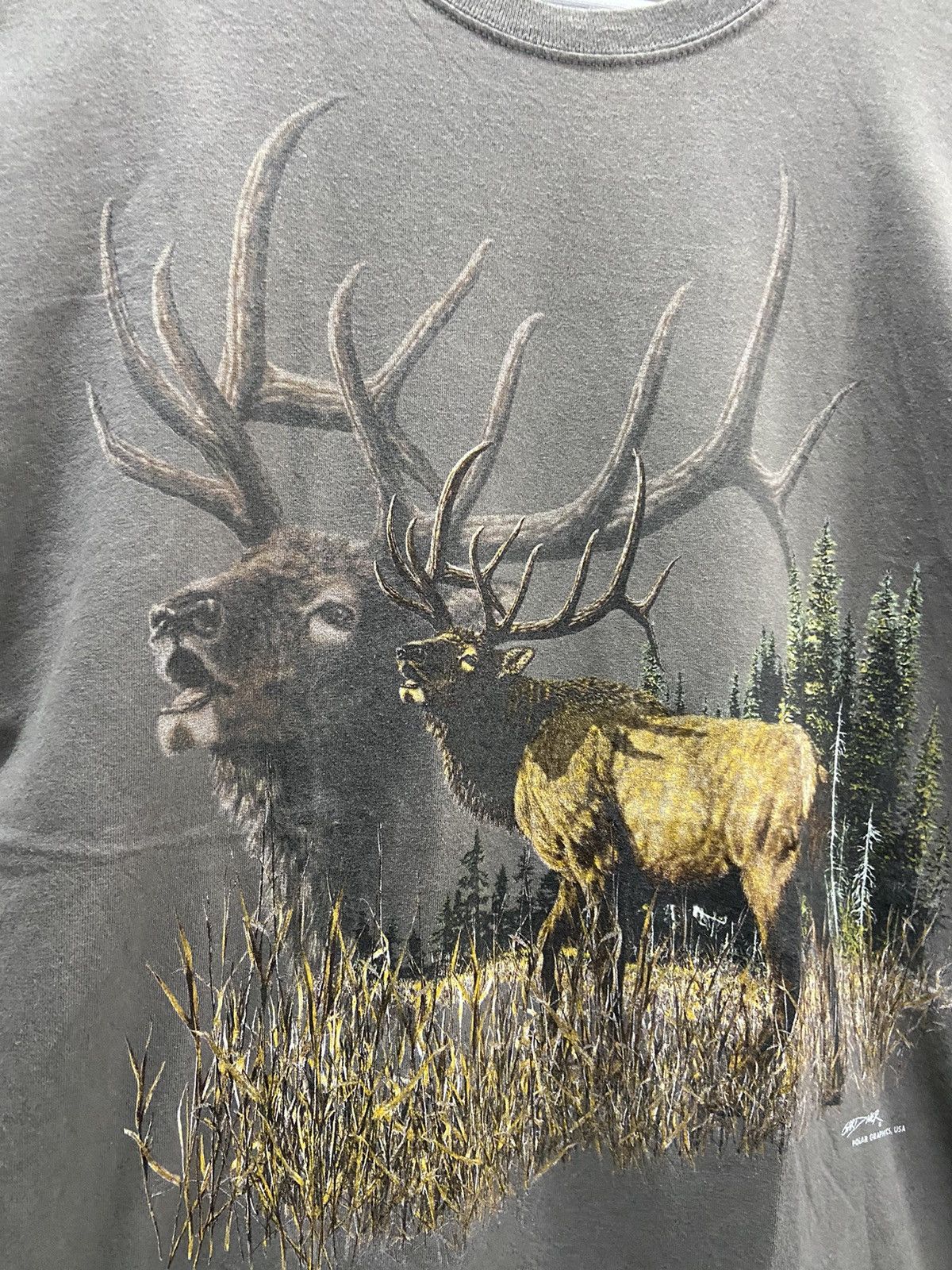 Habitat GARDNER BUCK STAG DEER BY POLAR GRAPHICS TEE SHIRT Size US XL / EU 56 / 4 - 3 Thumbnail