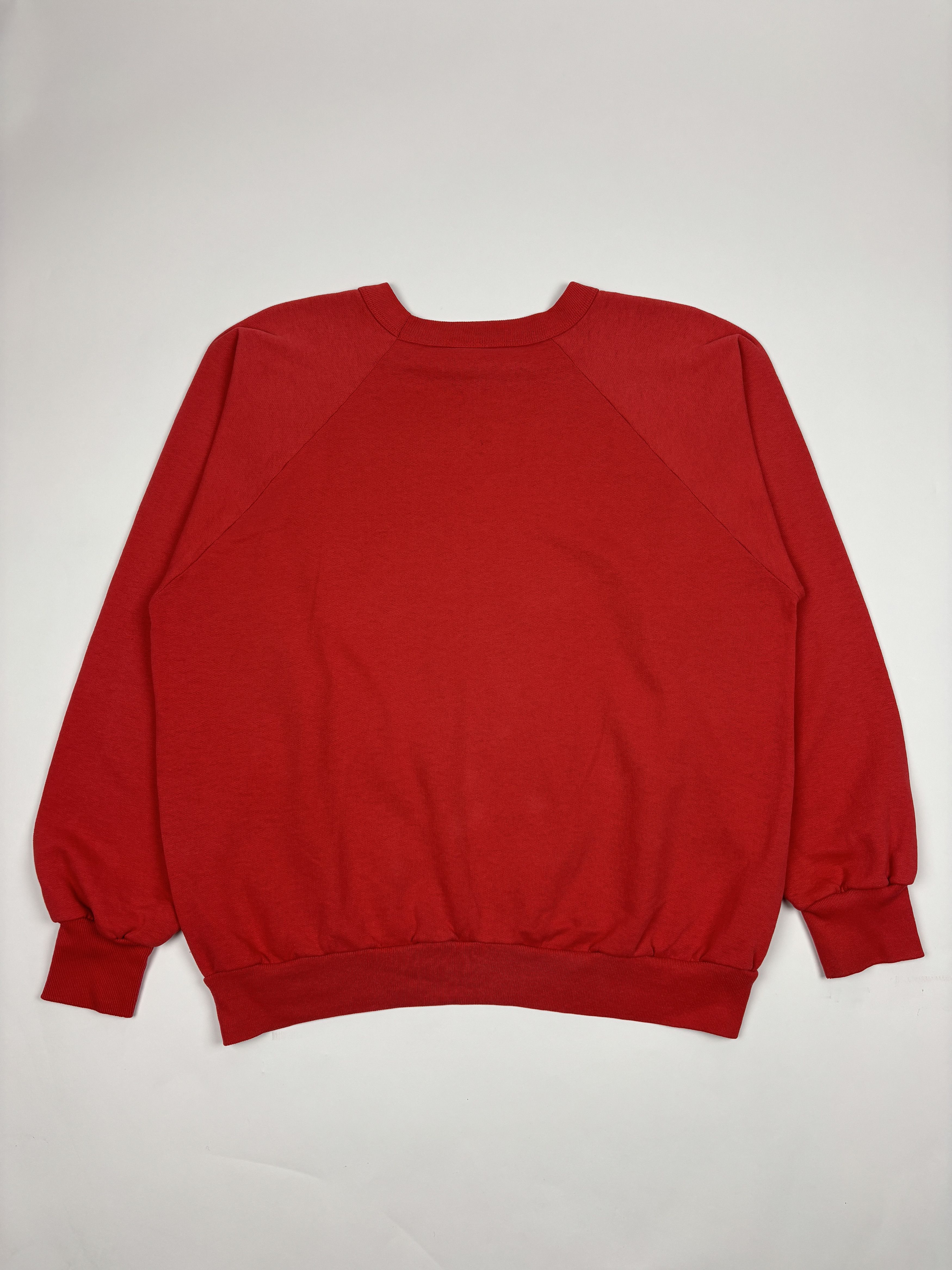 Vintage Vintage UofG 1986 'Evil 7th Addington' Red Crewneck Size US S / EU 44-46 / 1 - 5 Thumbnail