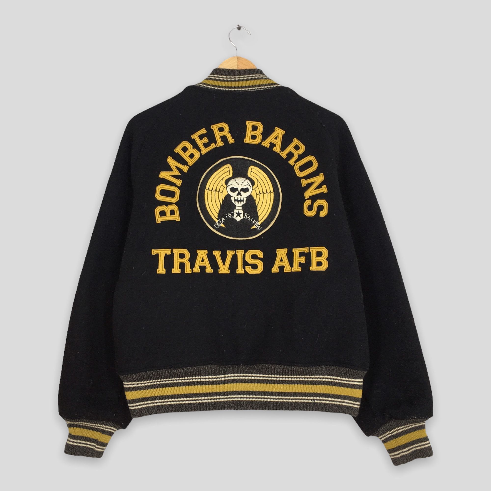 Buzz Rickson's Vintage Buzz Rickson Bomber Barons Travis AFB Jacket Medium Size US M / EU 48-50 / 2 - 7 Thumbnail