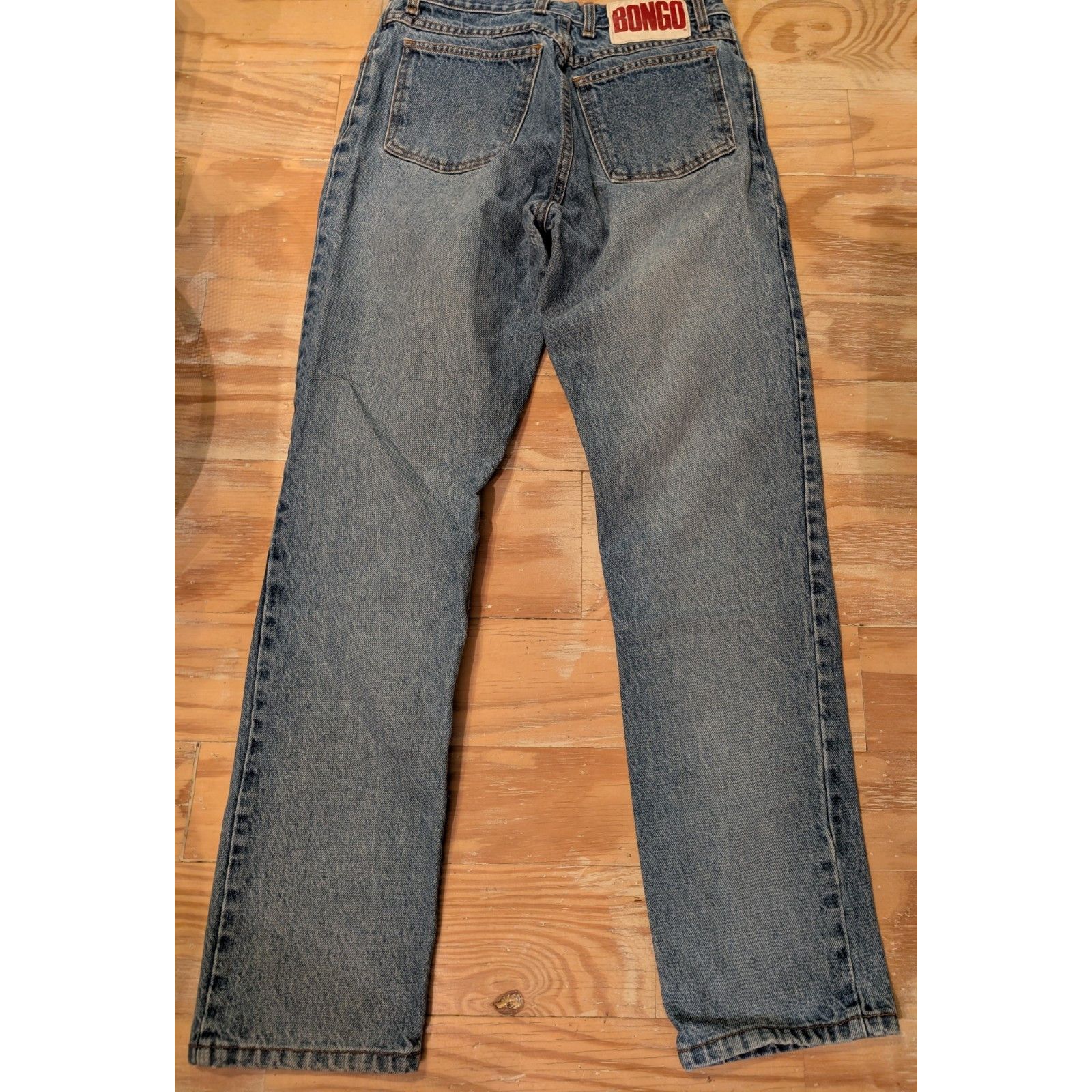 The Unbranded Brand Bongo by Gene Montesano Size 11 Jeans High Rise USA Made VTG Size 34" / US 12 / IT 48 - 6 Thumbnail