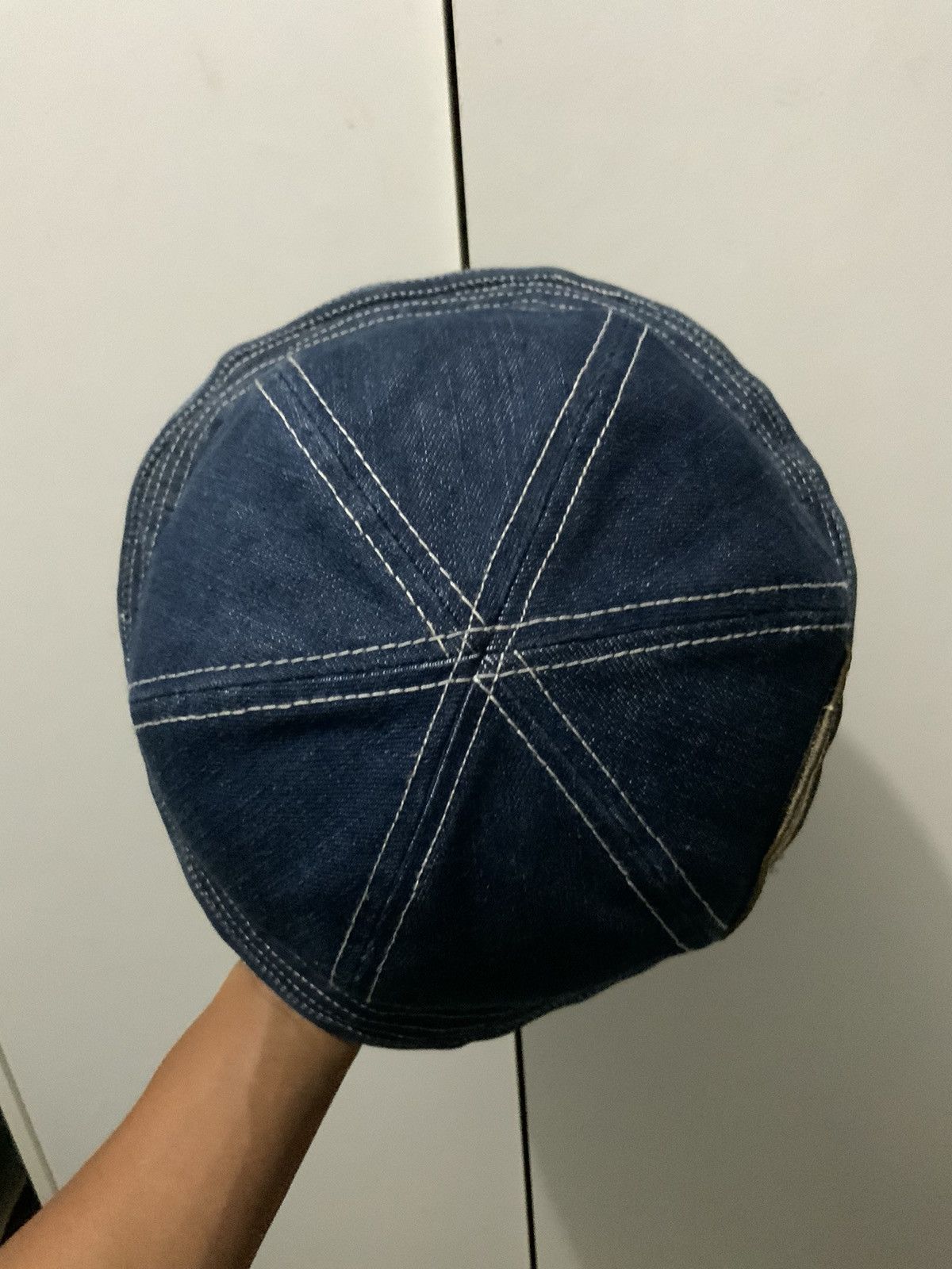 Vintage Line-N Knitwear Carillon Denime Bucket Hat Size ONE SIZE - 6 Thumbnail