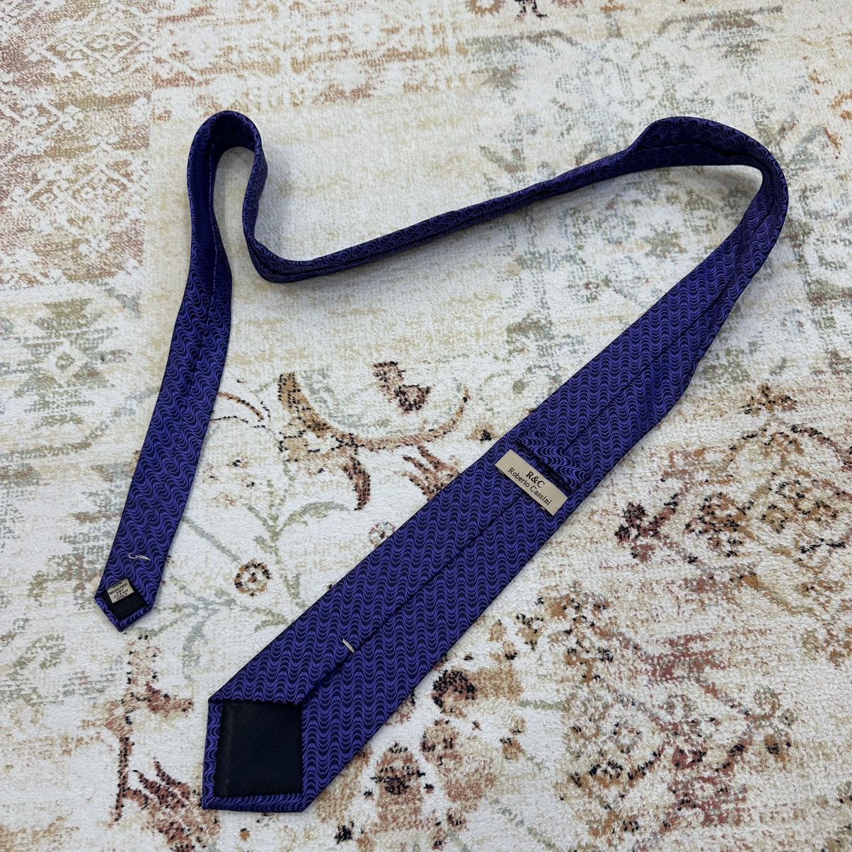 Vintage Luxury Roberto Cassini Tie Streetwear Vintage Microfibre Size ONE SIZE - 2 Thumbnail