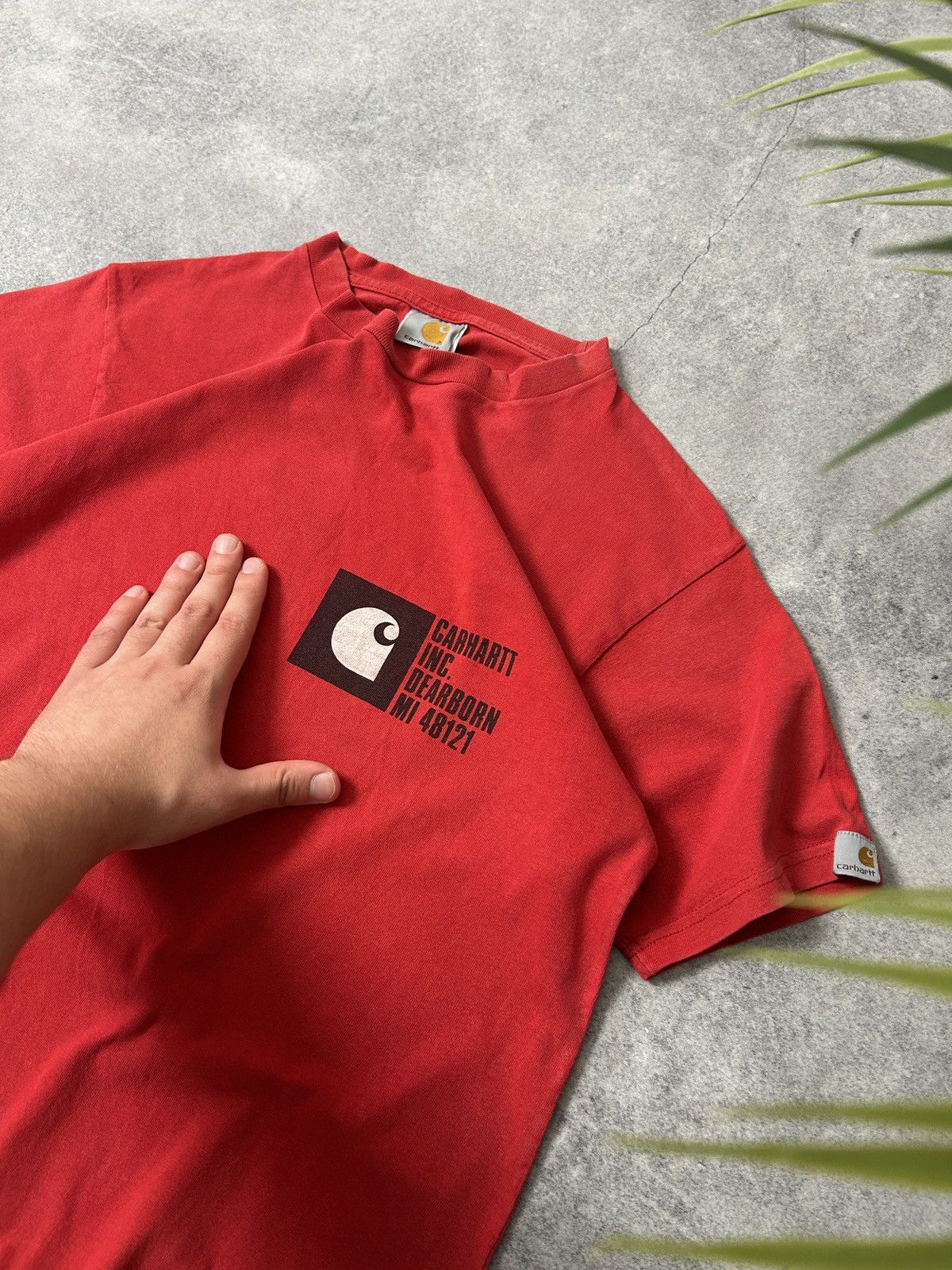 Carhartt Vintage Carhartt logo shirts red mens Size US S / EU 44-46 / 1 - 2 Thumbnail