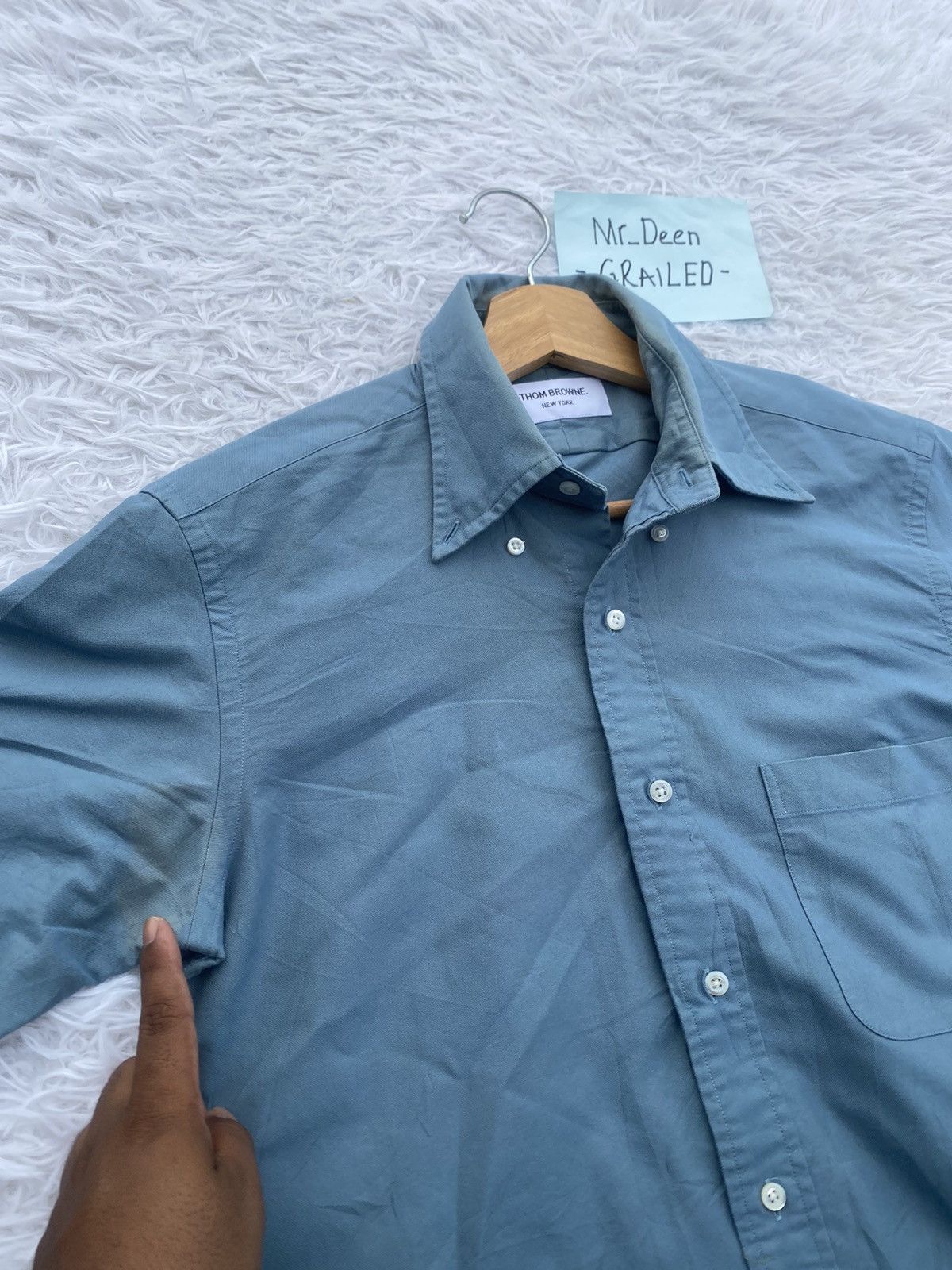 Thom Browne Rare Thom Browne Buttons Up Shirt Size US S / EU 44-46 / 1 - 16 Thumbnail