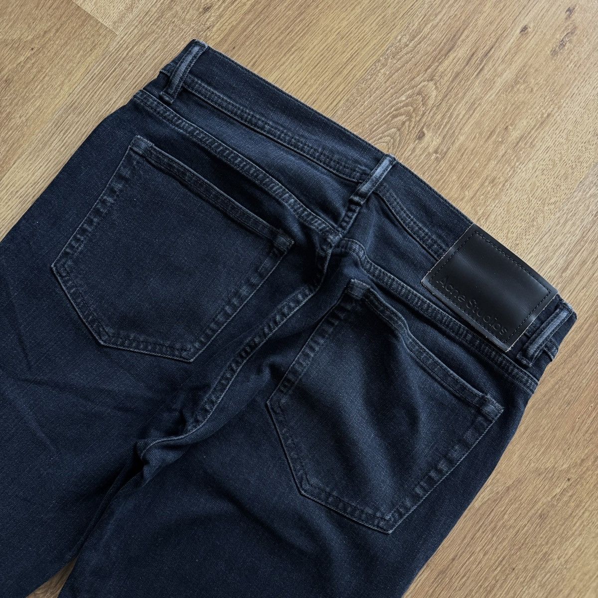 Acne Studios Acne Studios Blue Black North Jeans Size US 29 - 6 Thumbnail