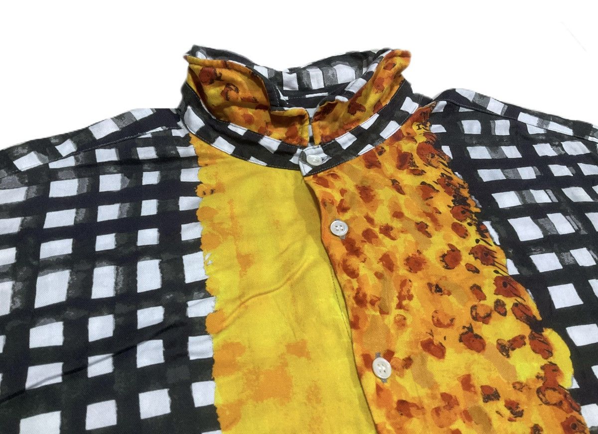 Issey Miyake 🔥Niko And Tsumori Chisato Check Leopard Shirt Oversized Size US XL / EU 56 / 4 - 4 Thumbnail
