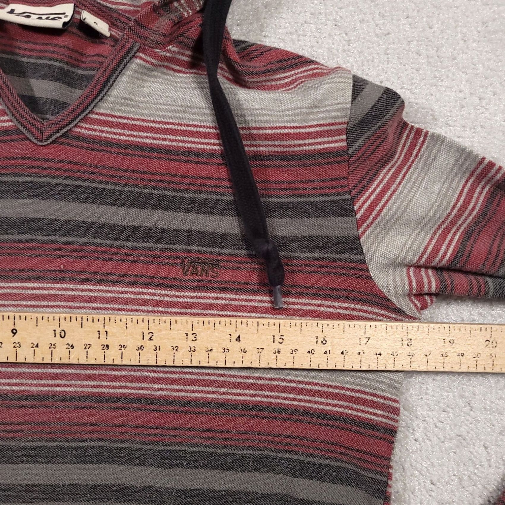 Vans Vans Hoodie Women's S Striped Lightweight Long Sleeve off the Wall Skateboarding Size S / US 4 / IT 40 - 6 Thumbnail