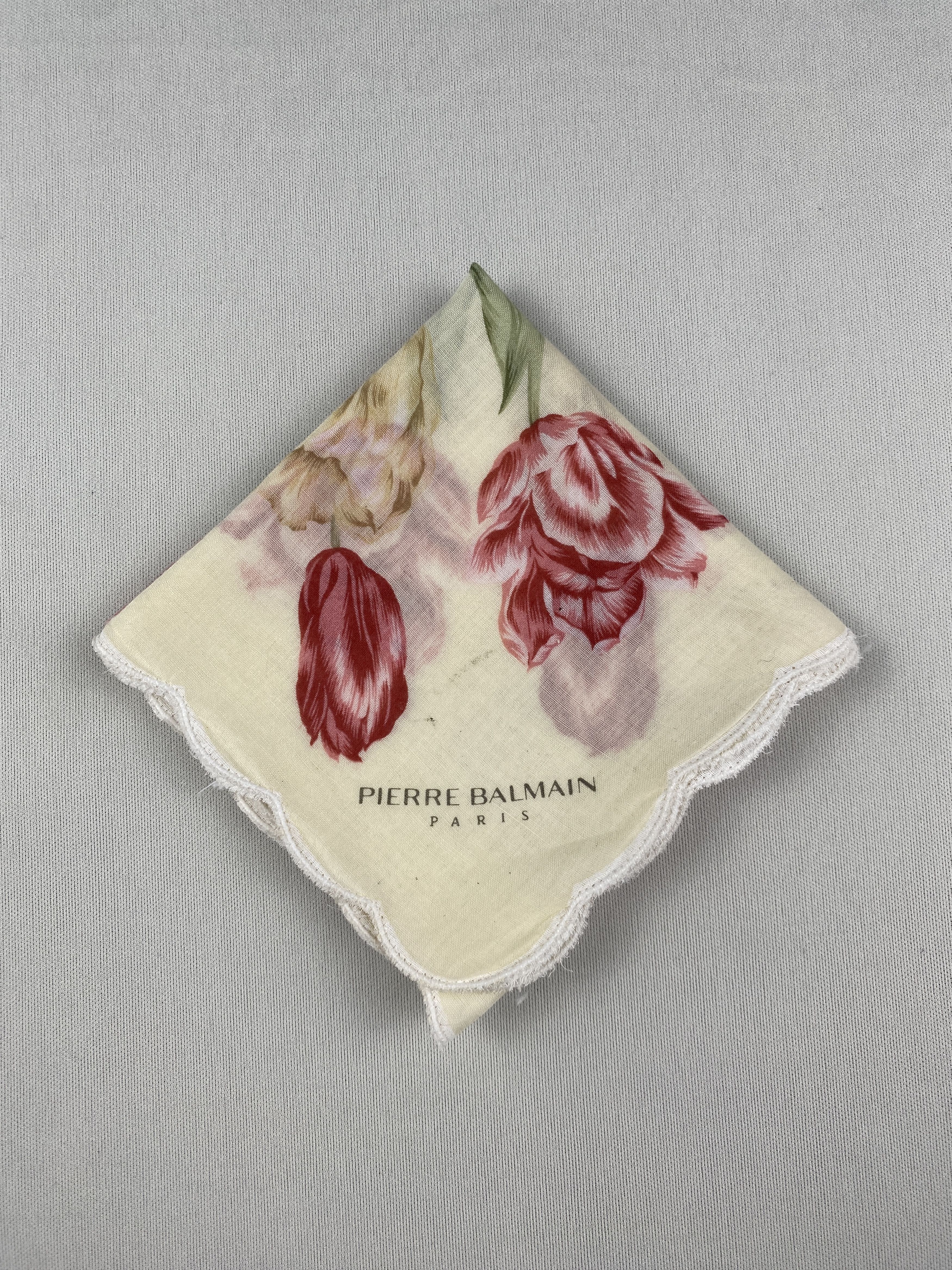 Pierre Balmain Vtg Pierre Balmain Handkerchief Pocket Square Bandana HM0009 Size ONE SIZE - 3 Thumbnail