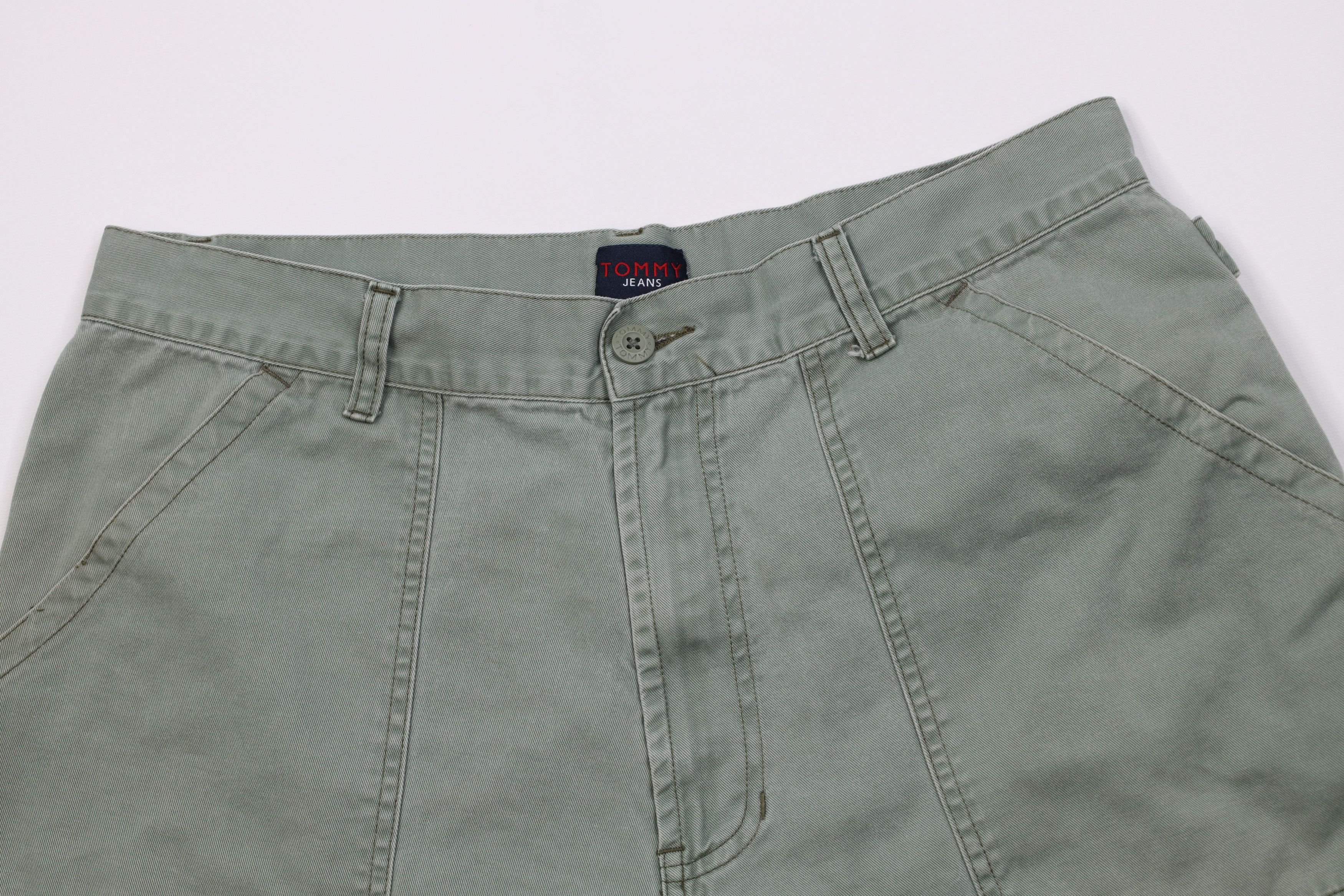 Tommy Hilfiger Vintage 90s Tommy Hilfiger Surplus Military Shorts Green Size US 36 / EU 52 - 2 Thumbnail