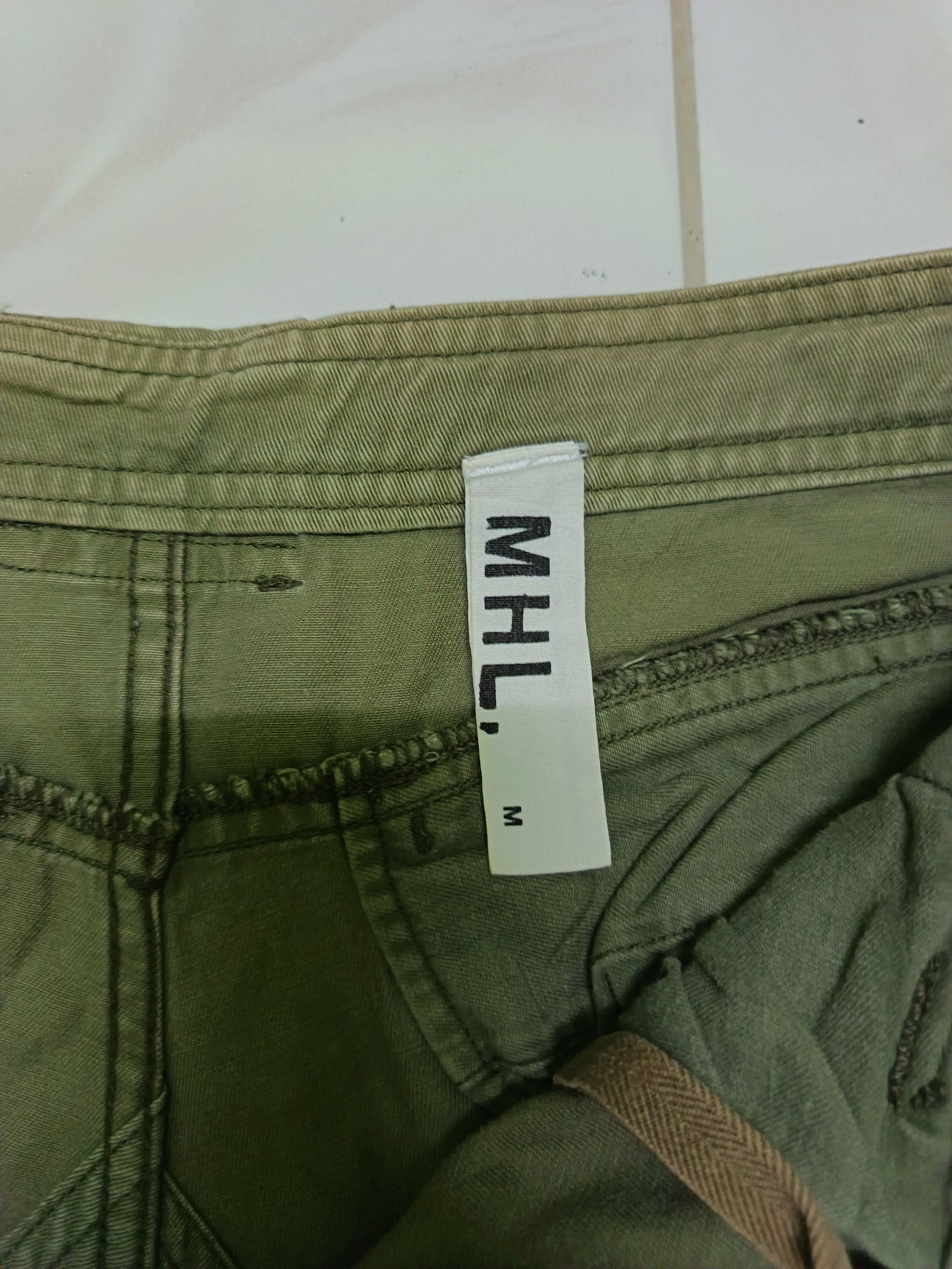 Margaret Howell MHL MARGARET HOWELL OLIVE CARGO TROUSER PANTS Size US 32 / EU 48 - 7 Thumbnail