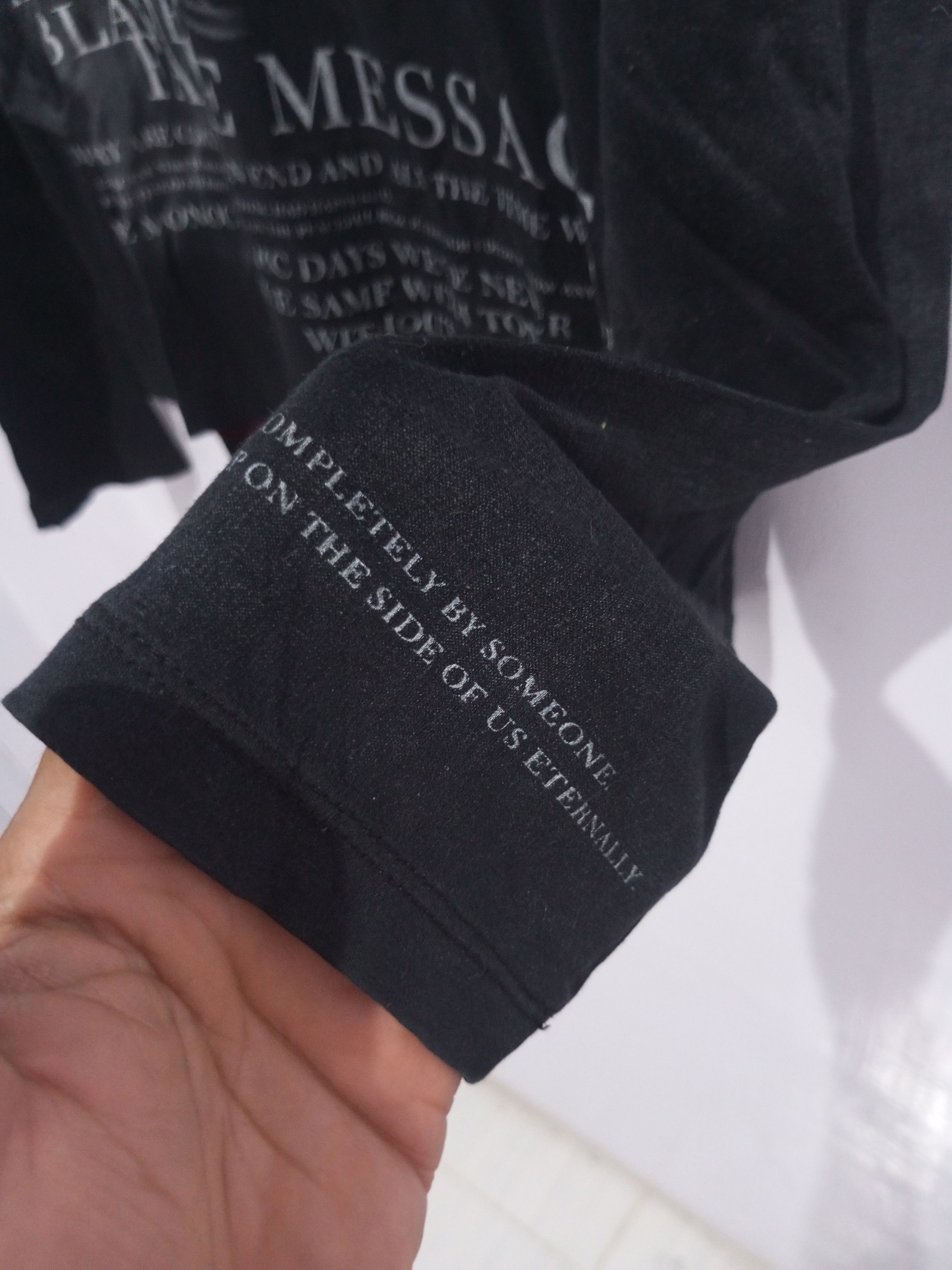 If Six Was Nine × Japanese Brand × Le Grande Bleu (L.G.B.) Japanese nicole club poem smoky long sleeve tshirt Size US L / EU 52-54 / 3 - 11 Thumbnail