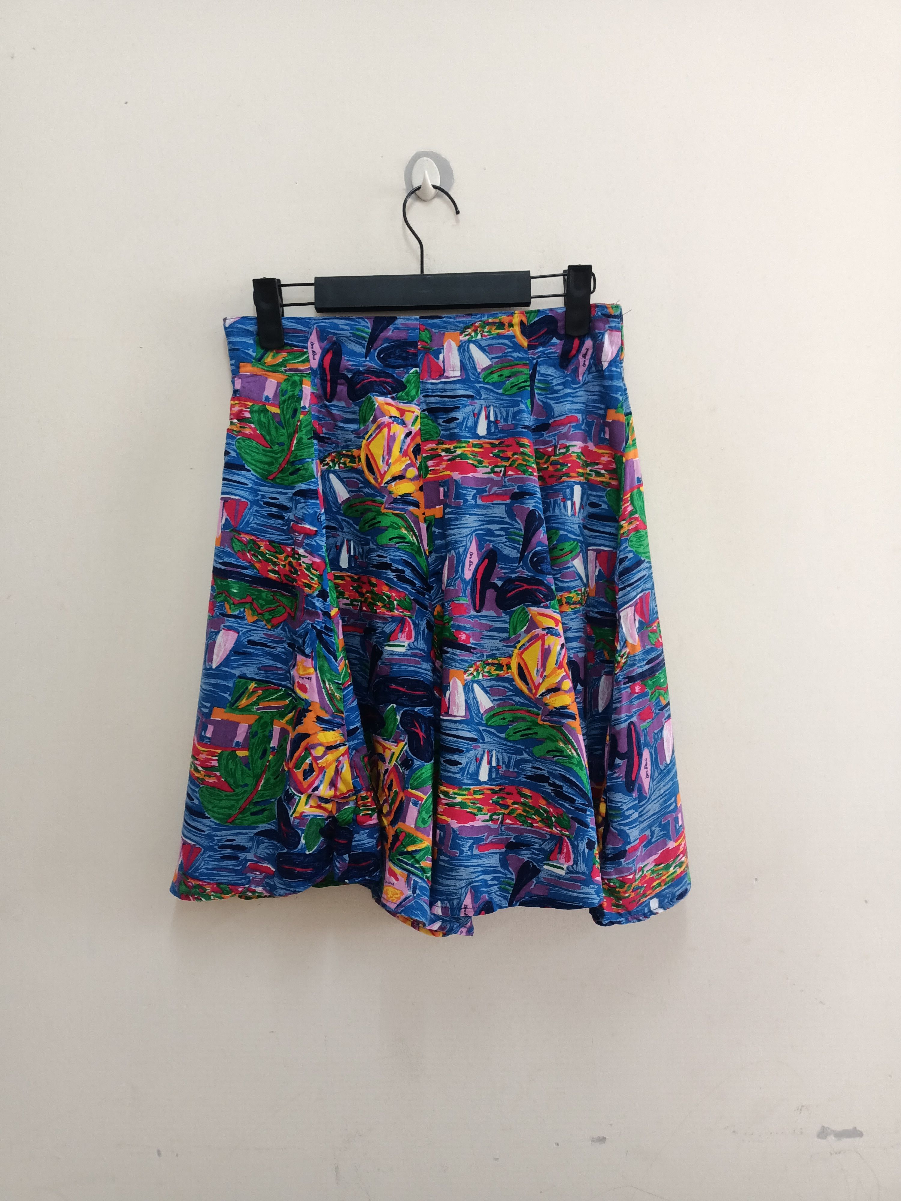 Vintage Vintage Rare Art To Wear by Ken Done short pants skirt style Size 28" / US 6 / IT 42 - 1 Thumbnail