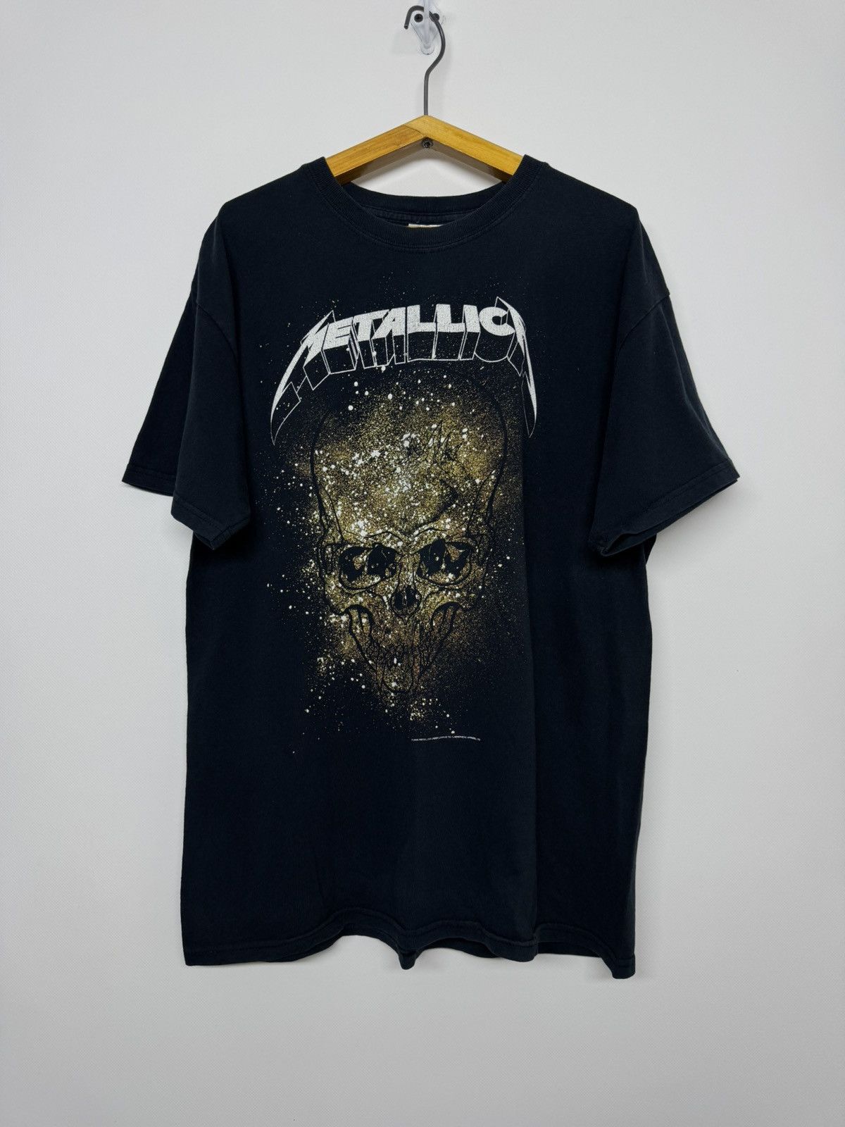 Gildan Vintage 2008 Metallica Skull Rock Band Black Tee Size US M / EU 48-50 / 2 - 1 Thumbnail