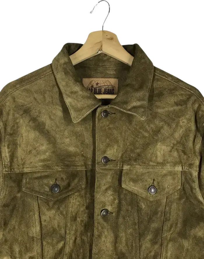 Gap Vintage Gap Season Feb 00 Cow Split Leather Jackets Size US M / EU 48-50 / 2 - 4 Thumbnail