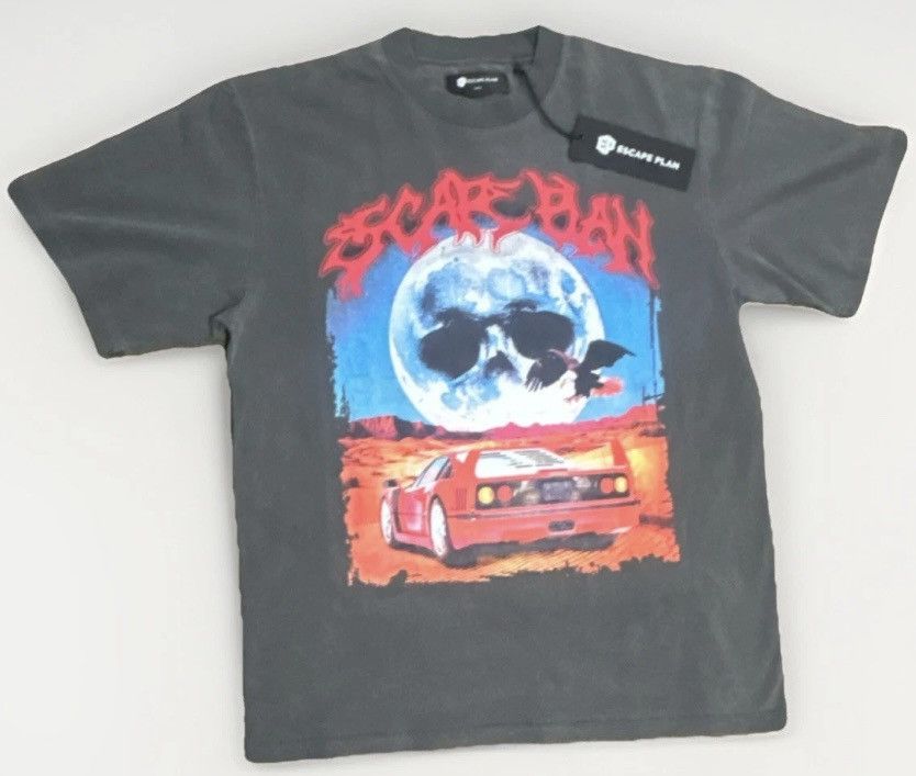 Other Escape Plan - “No Risk No Reward” Tee in Charcoal Grey Lg Size US L / EU 52-54 / 3 - 1 Thumbnail