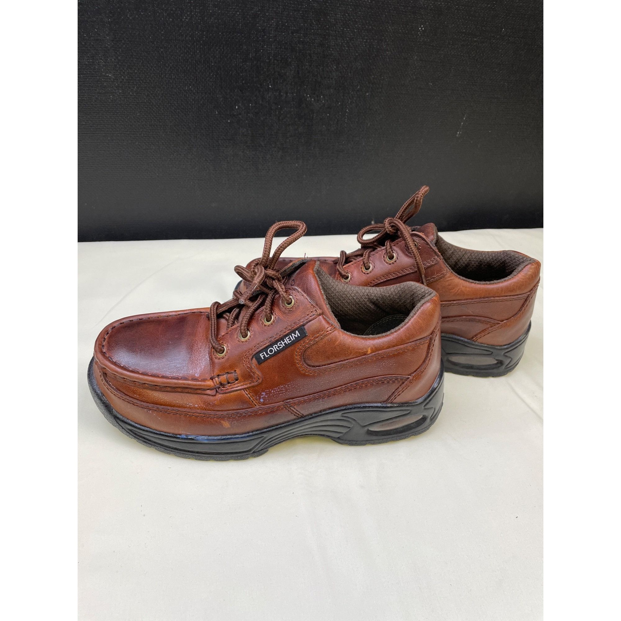 Florsheim Florsheim Unisex Brown Leather Eurocasual Oxfords/ Shoe Size Size US 7.5 / IT 37.5 - 3 Thumbnail