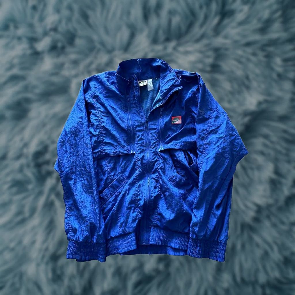 Nike VINTAGE Nike CHALLENGE COURT 2 IN 1 SET Jacket Windbreaker XL Men Blue 90s Andre Agassi Tennis Size US XL / EU 56 / 4 - 1 Thumbnail