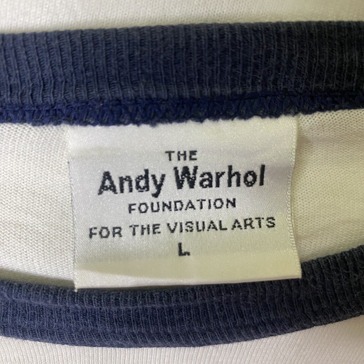 Andy Warhol × Vintage Vintage 1990s Andy Warhol Artwork LS Raglan T Shirt Size US M / EU 48-50 / 2 - 6 Thumbnail