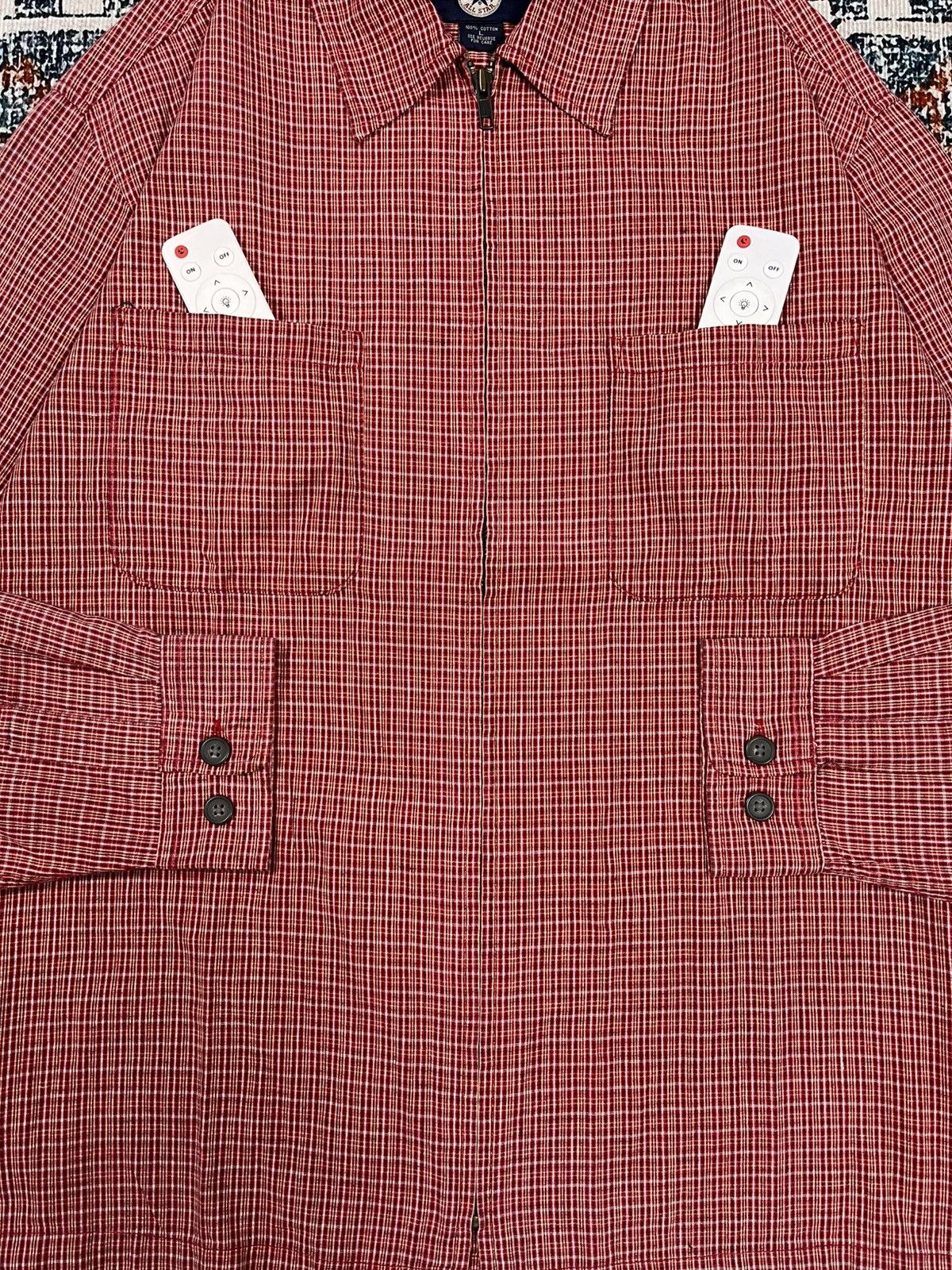 Converse Vtg Converse Plaid Overshirt Zip Up Size US M / EU 48-50 / 2 - 4 Thumbnail