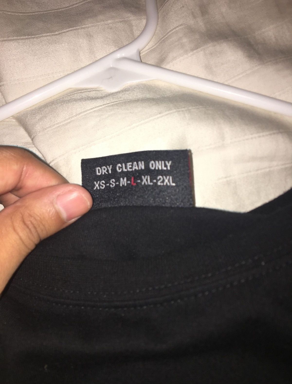 Vlone Black Staple Long Tee Size US L / EU 52-54 / 3 - 4 Thumbnail