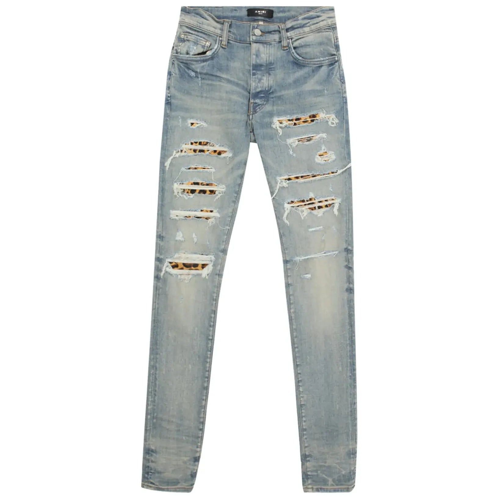 Amiri Leopard Thrasher Jean Clay Indigo Size US 28 / EU 44 - 1 Preview