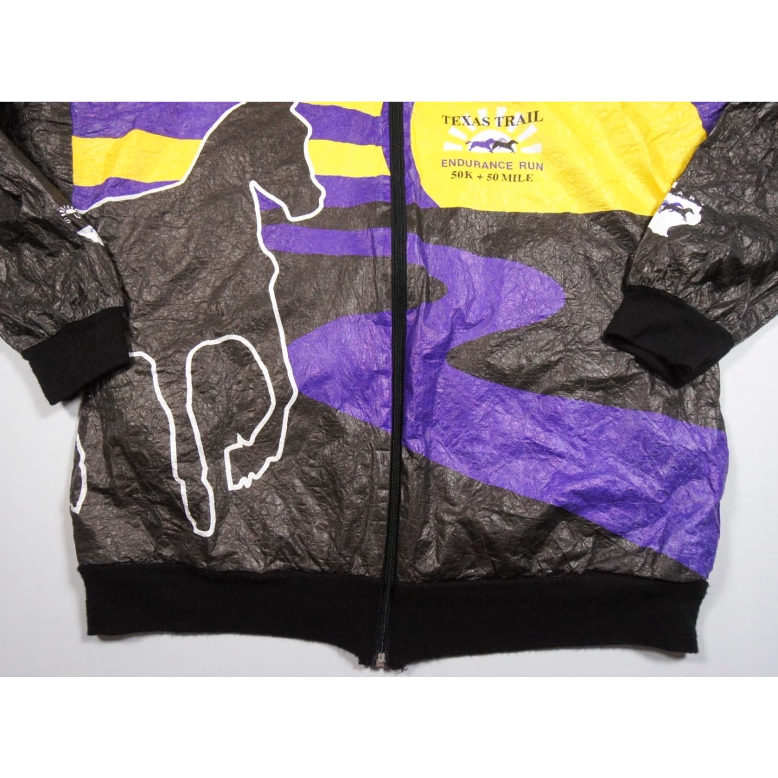 Vintage VINTAGE Texas Trail Ultramarathon Jacket Men L Tyvek Windbreaker Lightweight Size US L / EU 52-54 / 3 - 3 Thumbnail