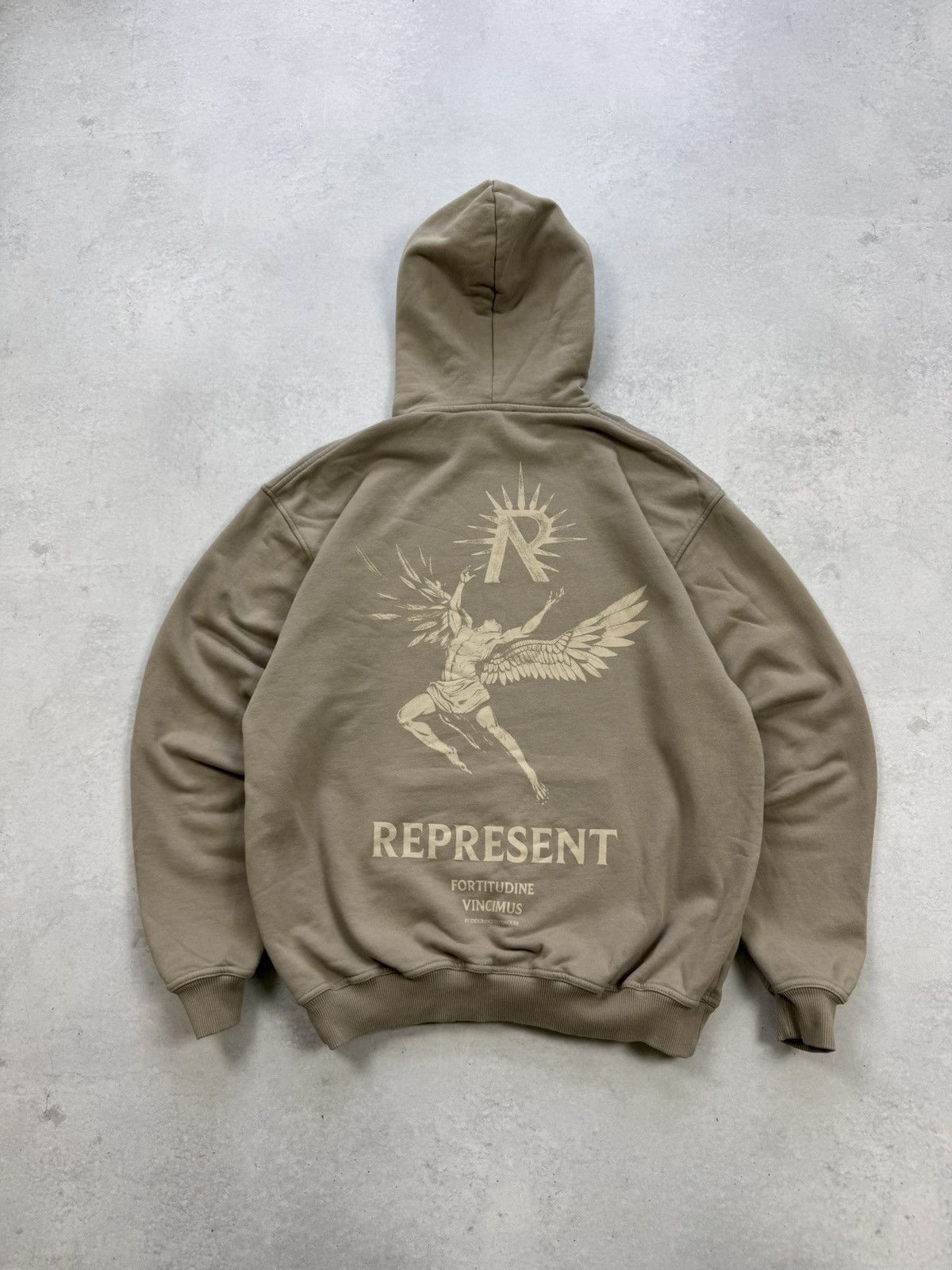 Represent Clo. Represent by Endurace Wecoquer Beige Baggy Hoodie Size US S / EU 44-46 / 1 - 1 Thumbnail
