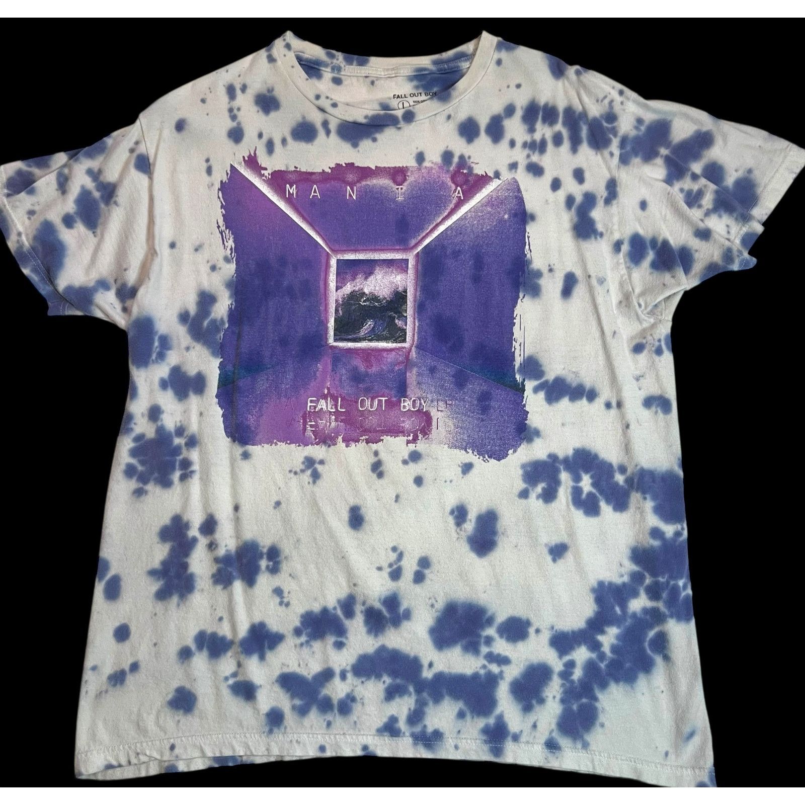 Other Fall Out Boy MANIA Tie Dye Purple Band Unisex T-Shirt Large Size US L / EU 52-54 / 3 - 8 Thumbnail