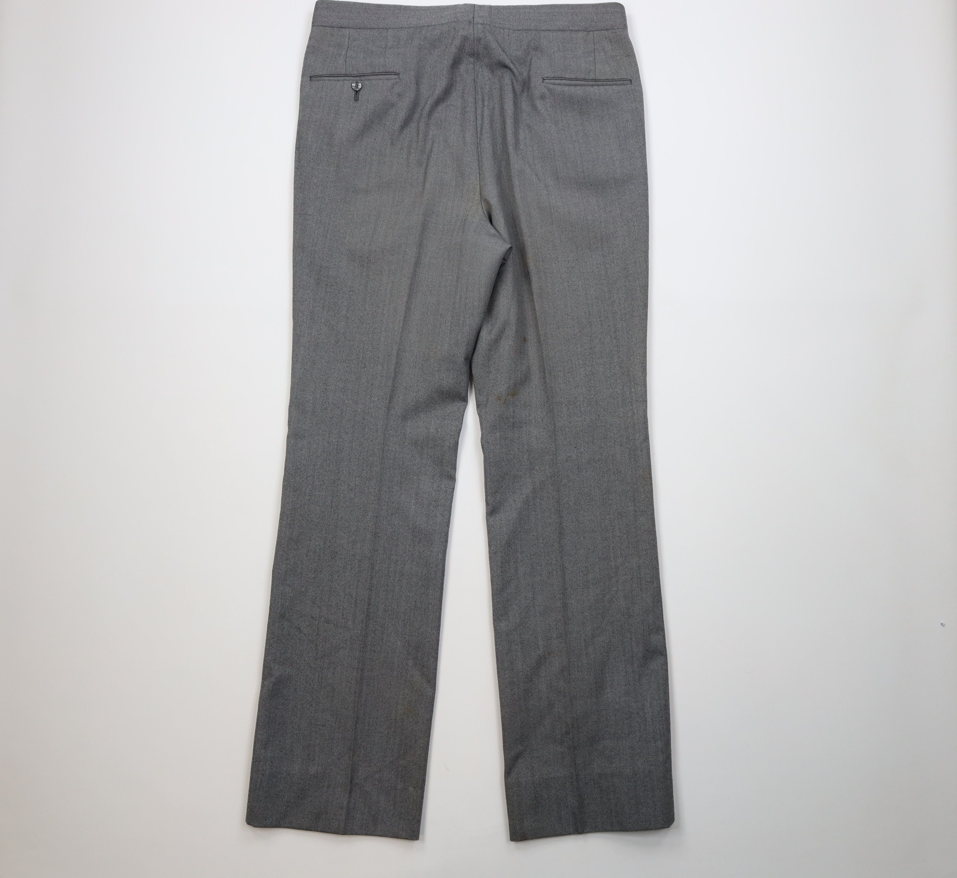 Vintage Vintage 70s Streetwear 2 Piece Wool Herringbone Suit Size 42L - 14 Thumbnail
