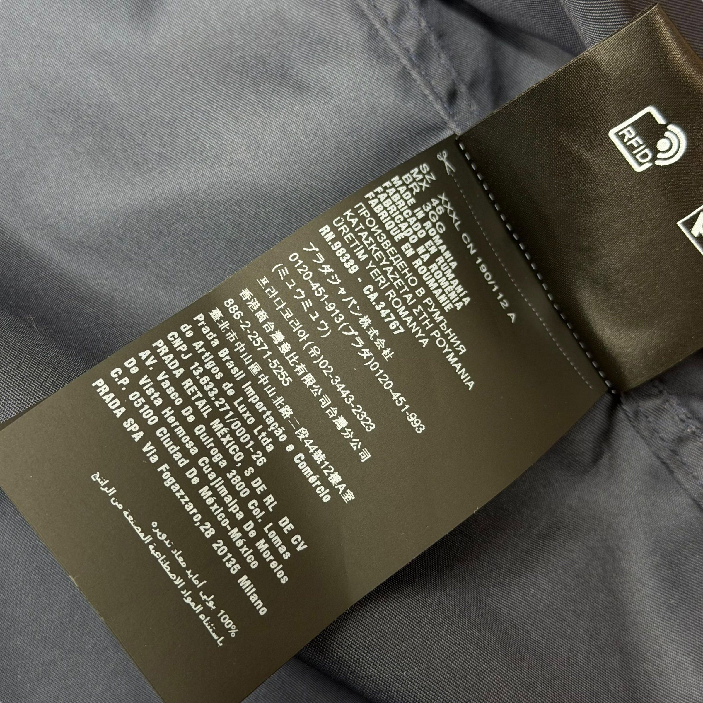 Prada Prada Re-Nylon Blouson Navy Jacket XXXL Size US XXL / EU 58 / 5 - 7 Thumbnail