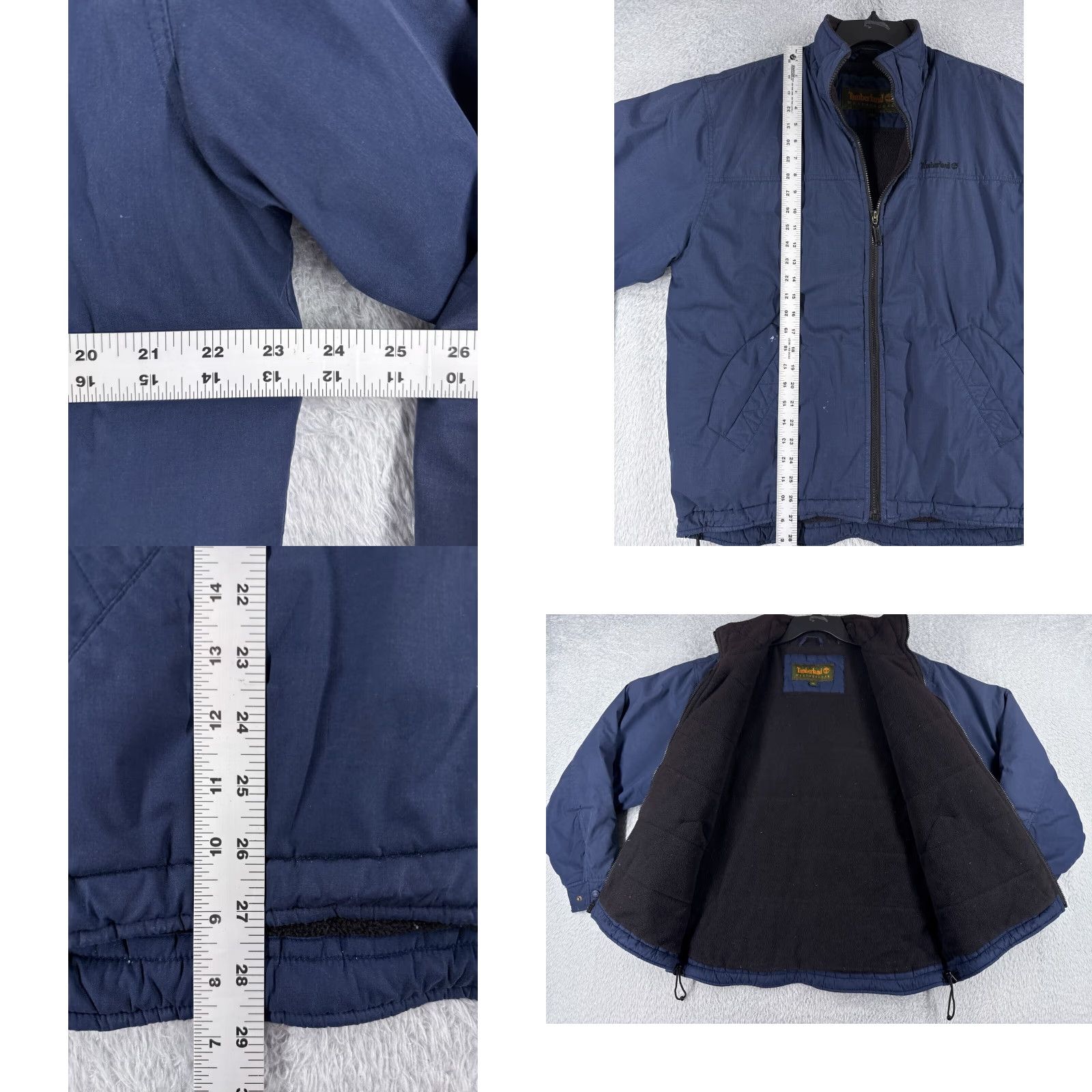 Timberland Timberland Jacket Mens Medium Blue Weathergear Full Zip Fleece Lined READ ME Size US M / EU 48-50 / 2 - 8 Thumbnail