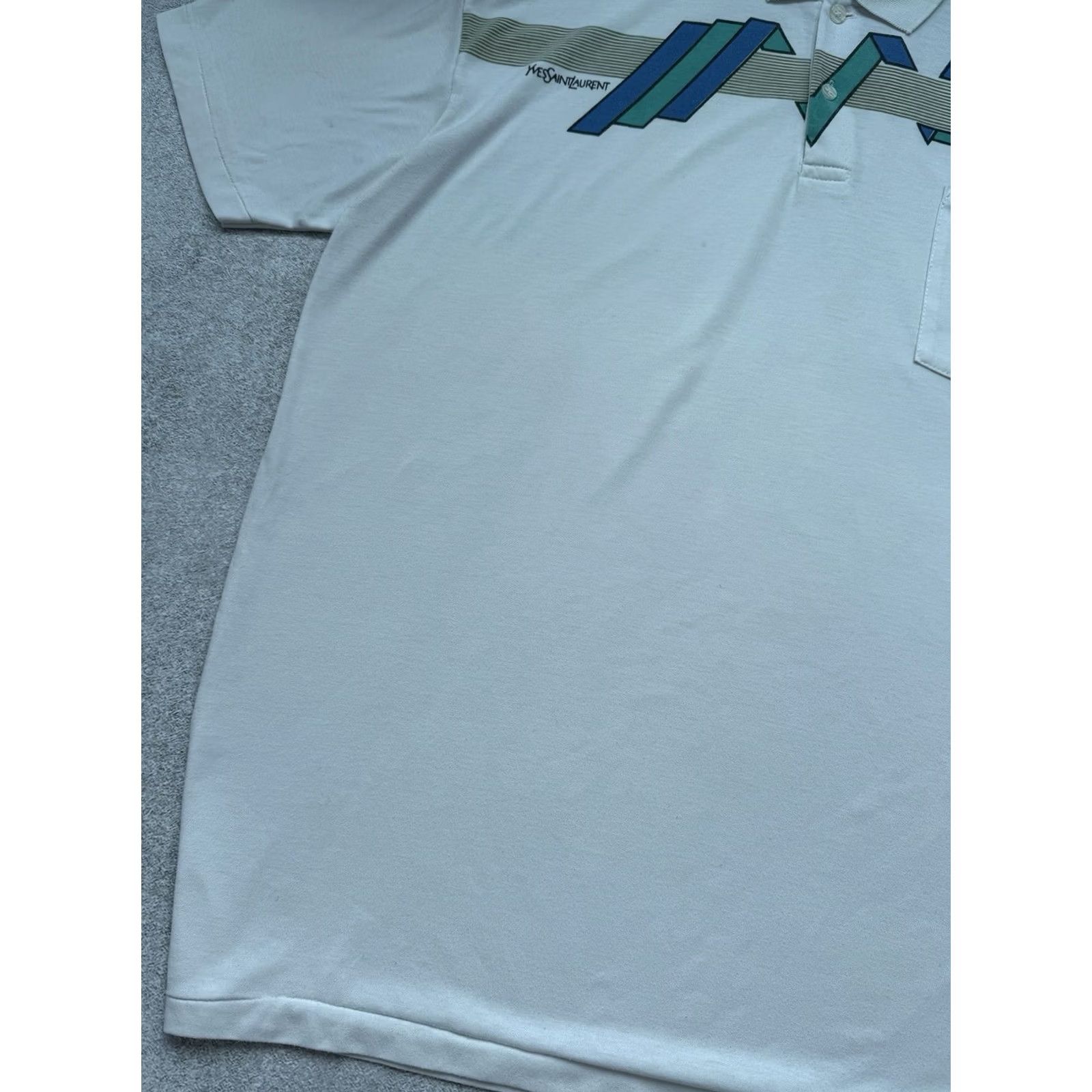 Yves Saint Laurent VINTAGE Yves Saint Laurent Polos T-Shirt White Casual Size M Mens Polo Short Sleeve Collared 90s 80s Luxury YSL Vintage Polos Size US M / EU 48-50 / 2 - 4 Thumbnail