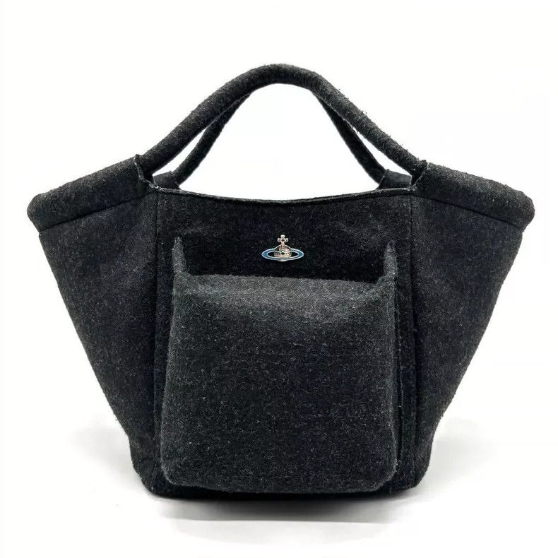 Vivienne Westwood Vivienne Westwood size os Dark grey woolen handbag Size ONE SIZE - 1 Thumbnail