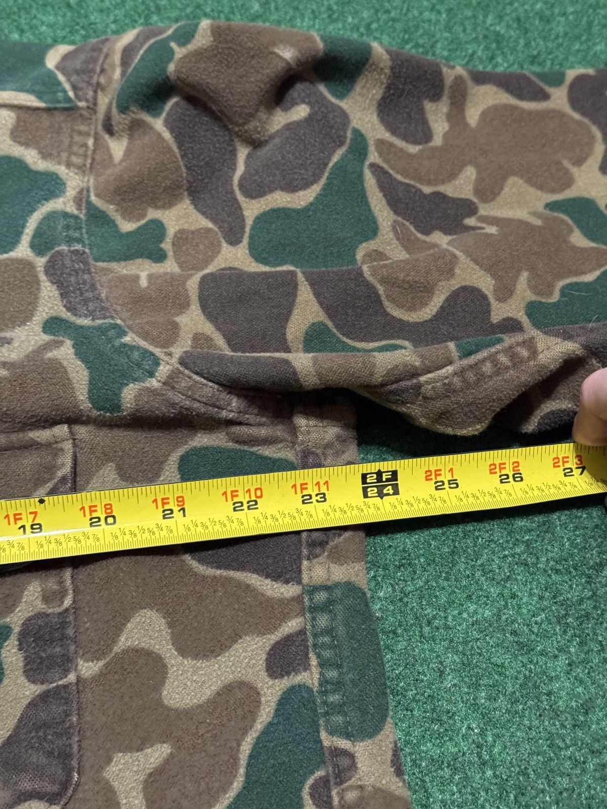 Woolrich Woolen Mills Vintage Woolrich Duck Camo Chamois L Button Up Flannel Shirt Size US L / EU 52-54 / 3 - 5 Thumbnail