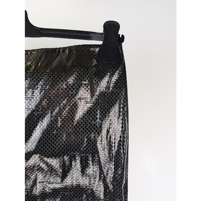 Alexander McQueen o1rshd1 Tarpaulin Pencil Midi Skirt in Black Size 27" / US 4 / IT 40 - 11 Thumbnail