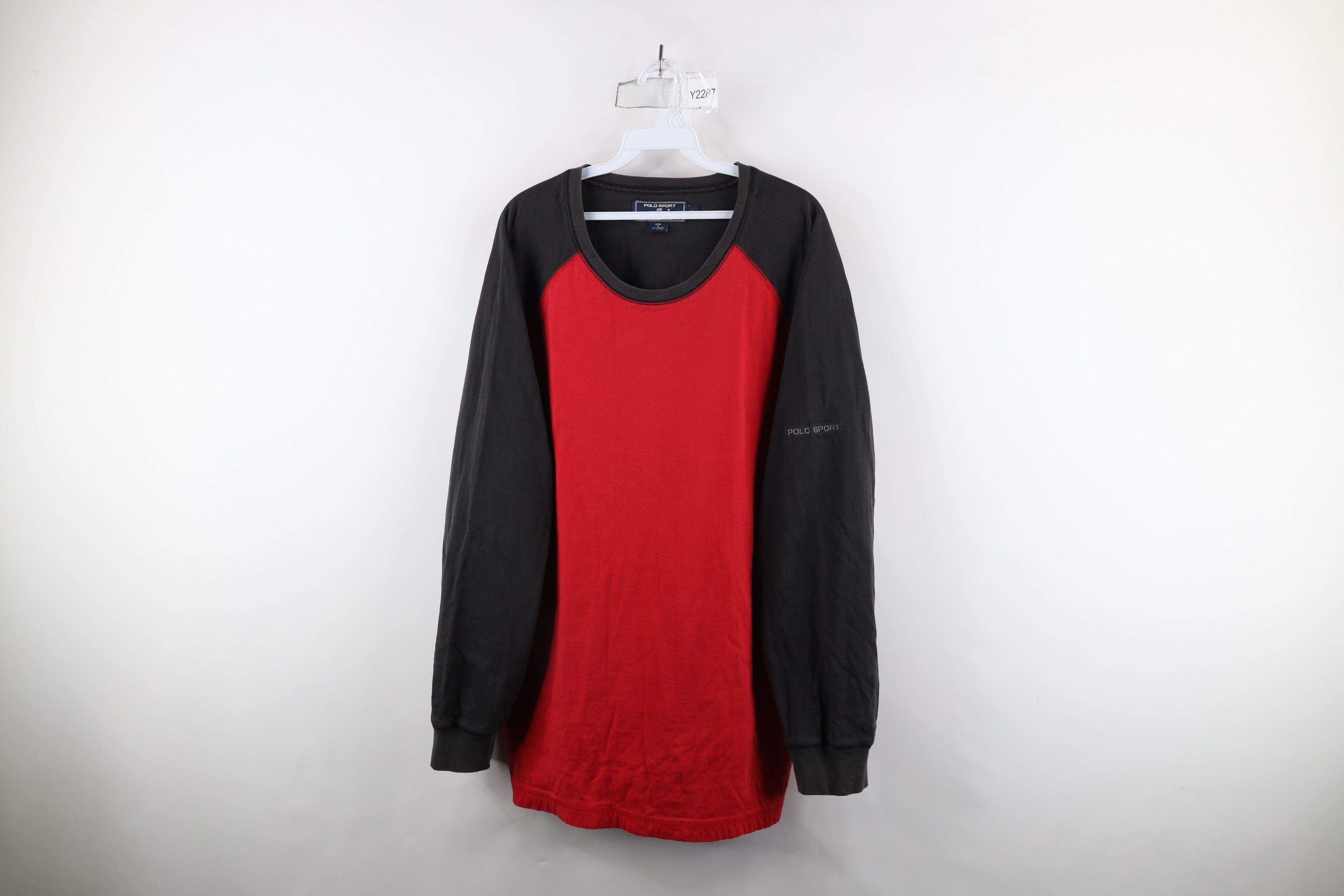 Ralph Lauren × Vintage Vintage 90s Polo Sport Ralph Lauren Wall Long Sleeve T-Shirt Size US XL / EU 56 / 4 - 1 Thumbnail