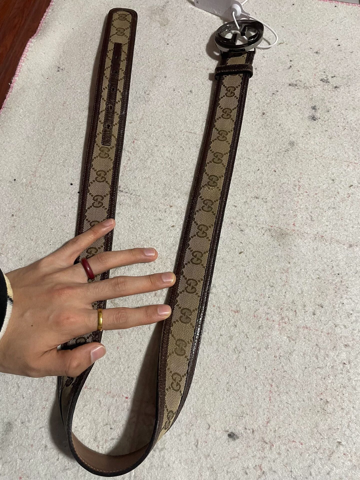 Gucci Gucci Men's Classic GG Belt Size ONE SIZE - 1 Thumbnail