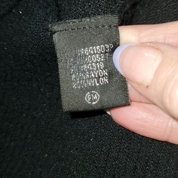 Vintage Cyrus Black Knitted Nylon & Rayon Long Sleeve Sz PM Sweater Size M / US 6-8 / IT 42-44 - 6 Thumbnail