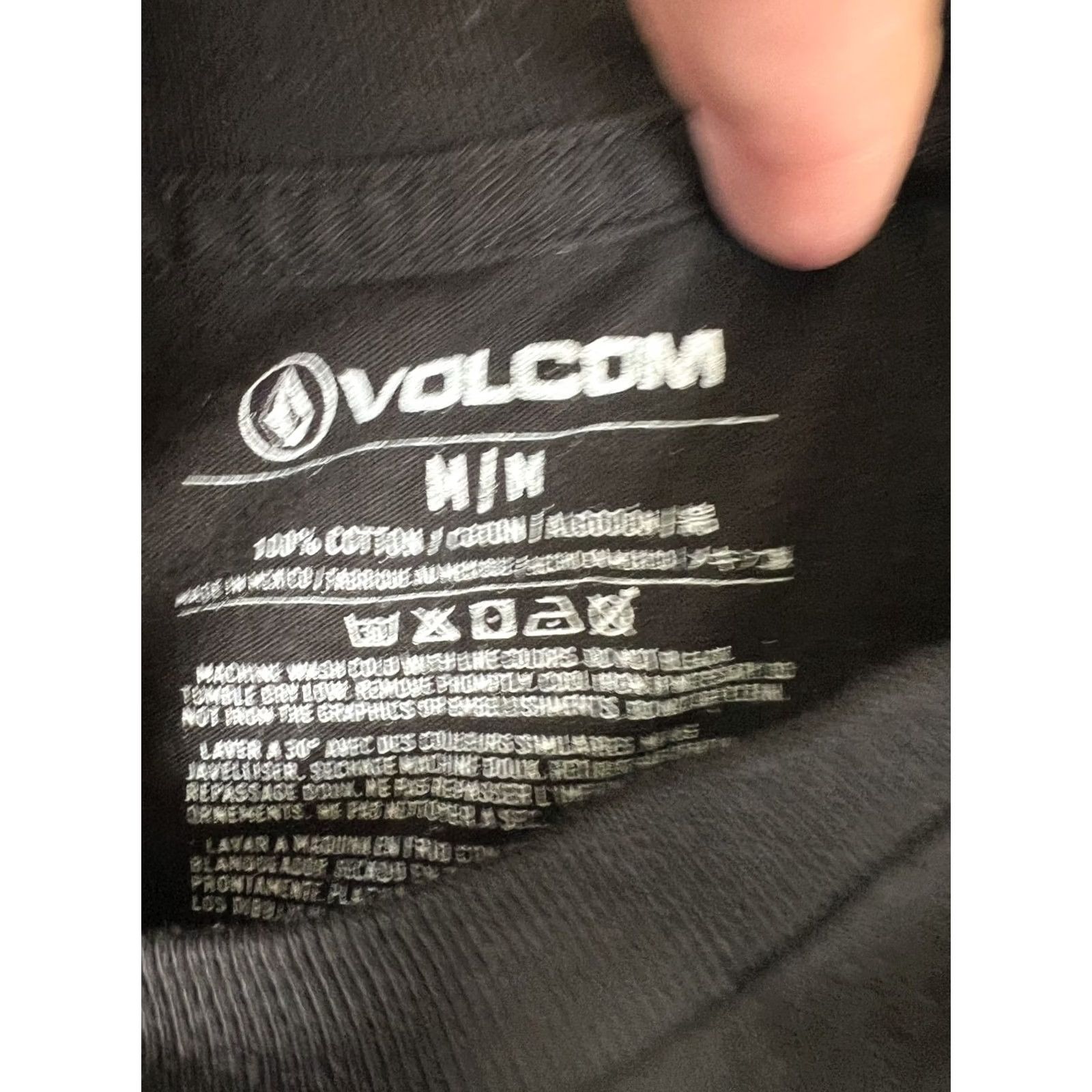 Volcom VINTAGE Volcom T-Shirt Size Medium "True To This" Y2K Skater Eagle Flag Black Mens Shirt Short Sleeve Crew Neck Men 90s Grunge Classic Size US M / EU 48-50 / 2 - 5 Thumbnail