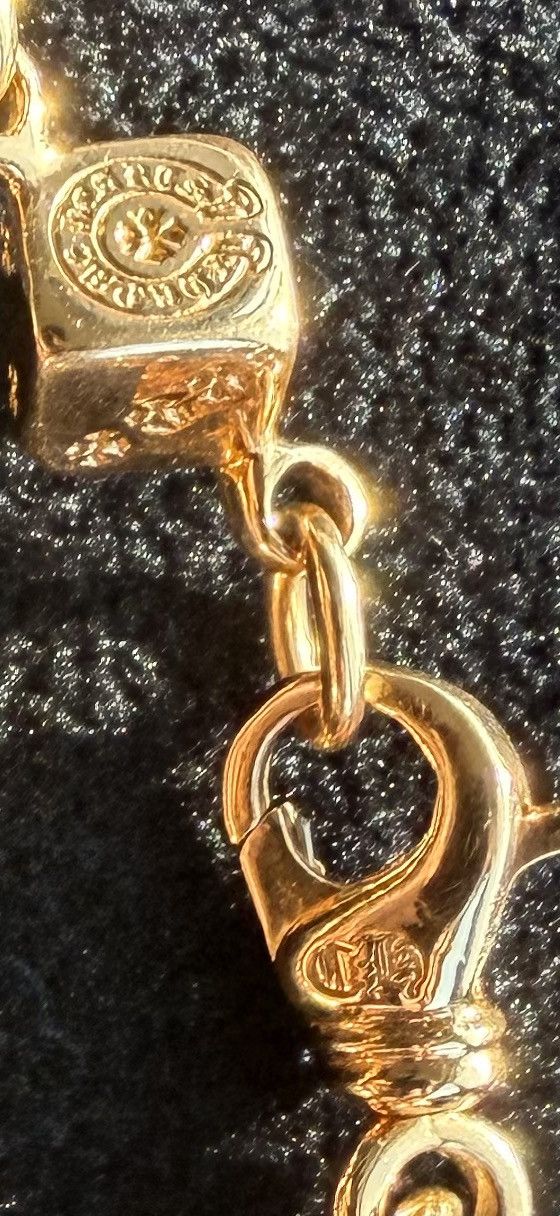 Chrome Hearts 22K DICE CRSBL Dice Crossball Bracelet Size ONE SIZE - 16 Thumbnail